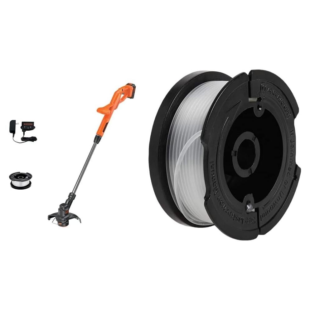 Desmalezadora Cortadora 20V MAX BLACK+DECKER LST201 con 2 Carretes