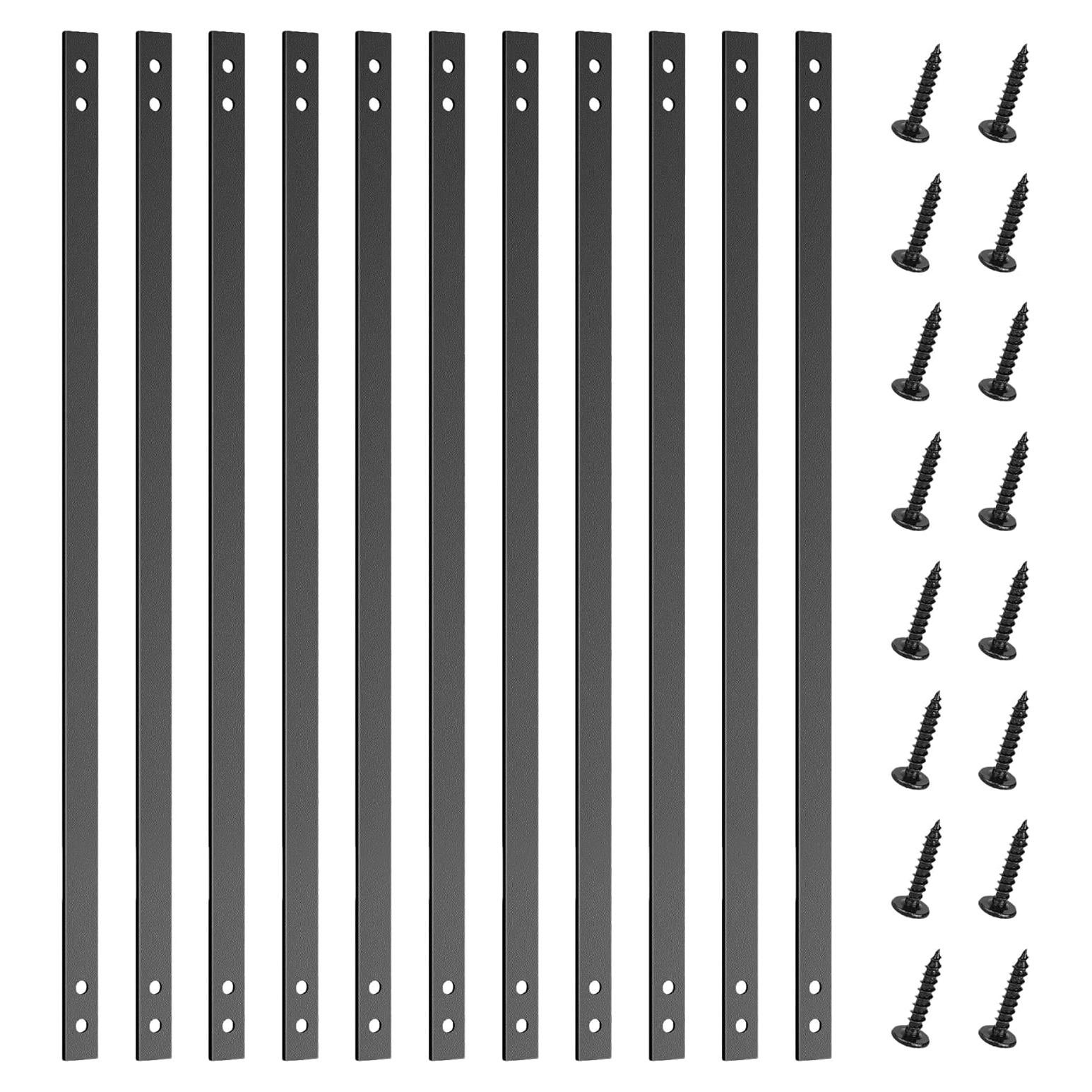 Kit de Barandilla de Metal Negro EEURAO 91.44cm para Deck