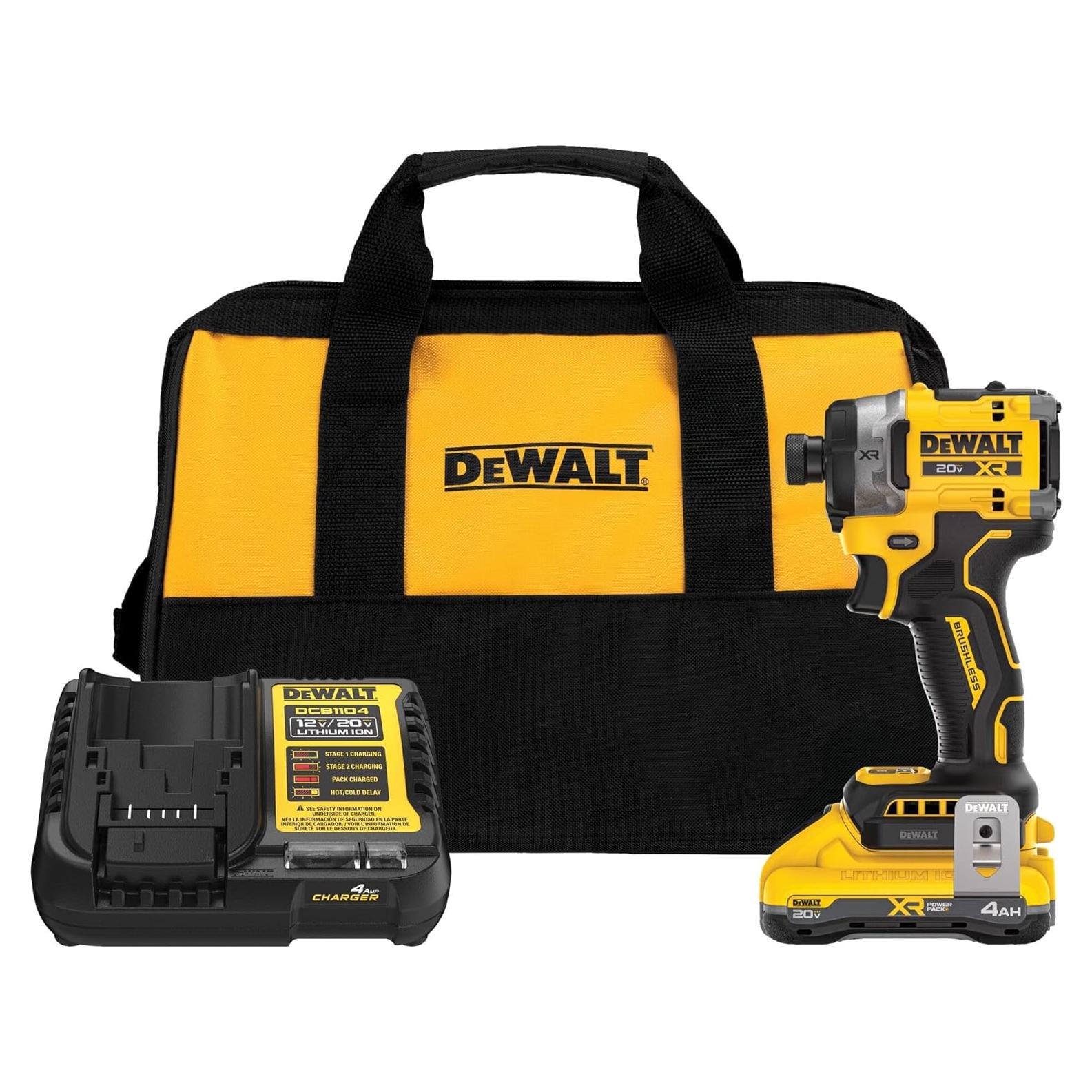 Destornillador de Impacto Inalámbrico DEWALT 20V MAX 3 Velocidades