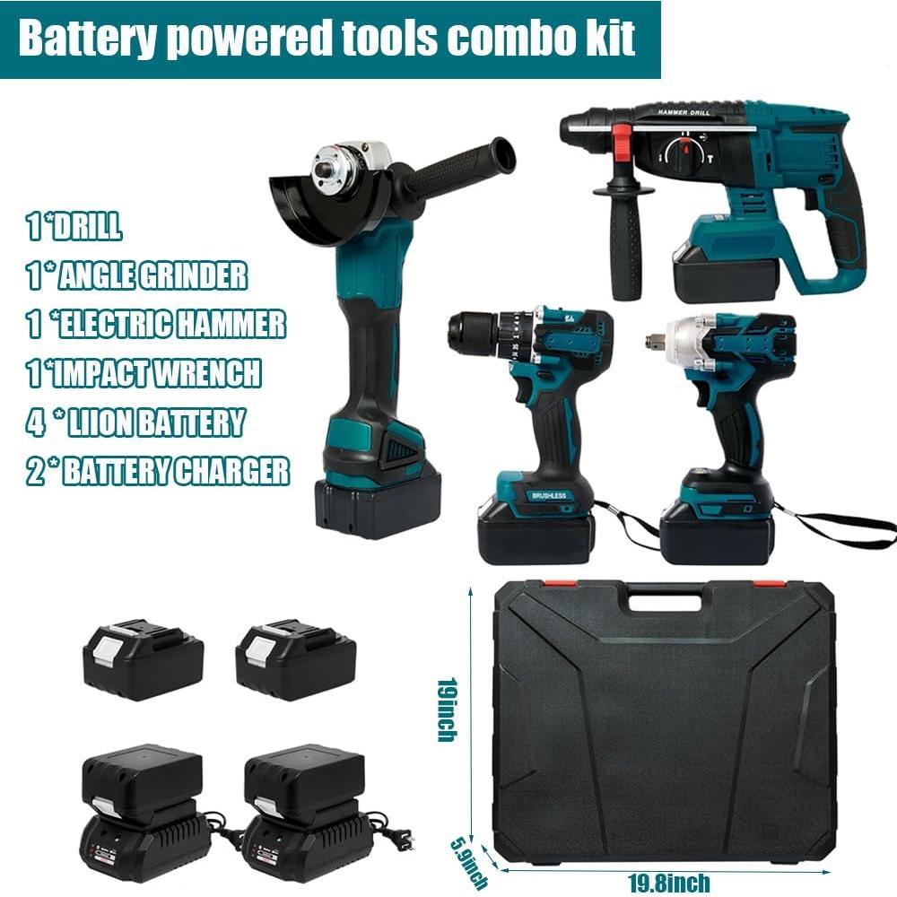 Kit de Herramientas Inalámbricas SELFIE CAT 4 en 1 21V