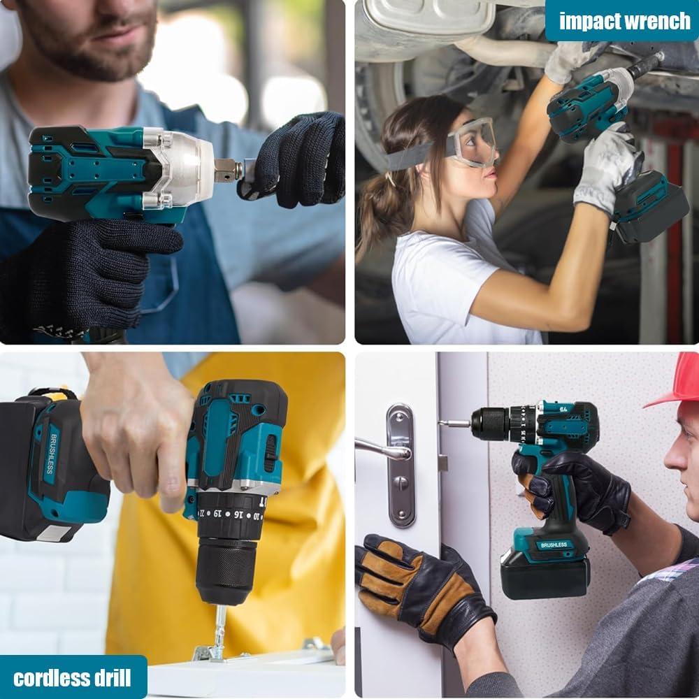 Kit de Herramientas Inalámbricas SELFIE CAT 4 en 1 21V