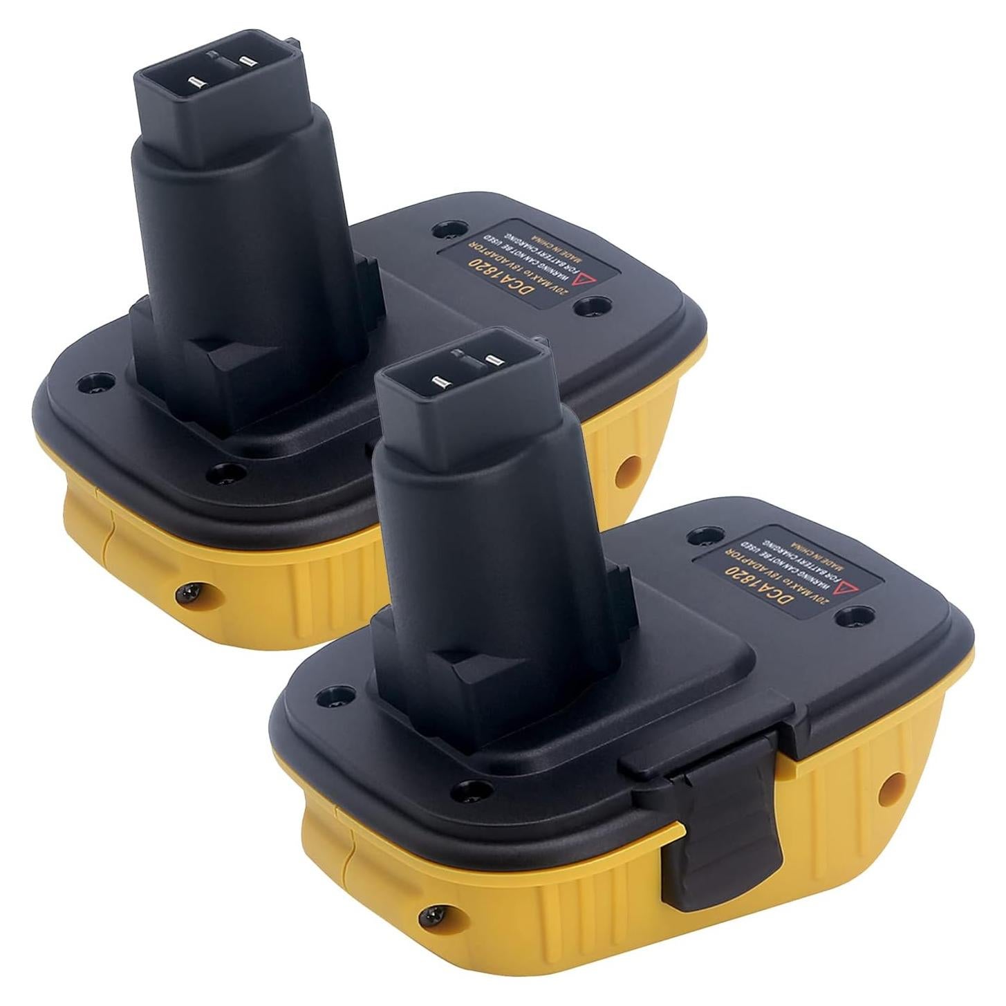 Adaptador DCA1820 Dewalt 18V a 20V - 2 Paquetes