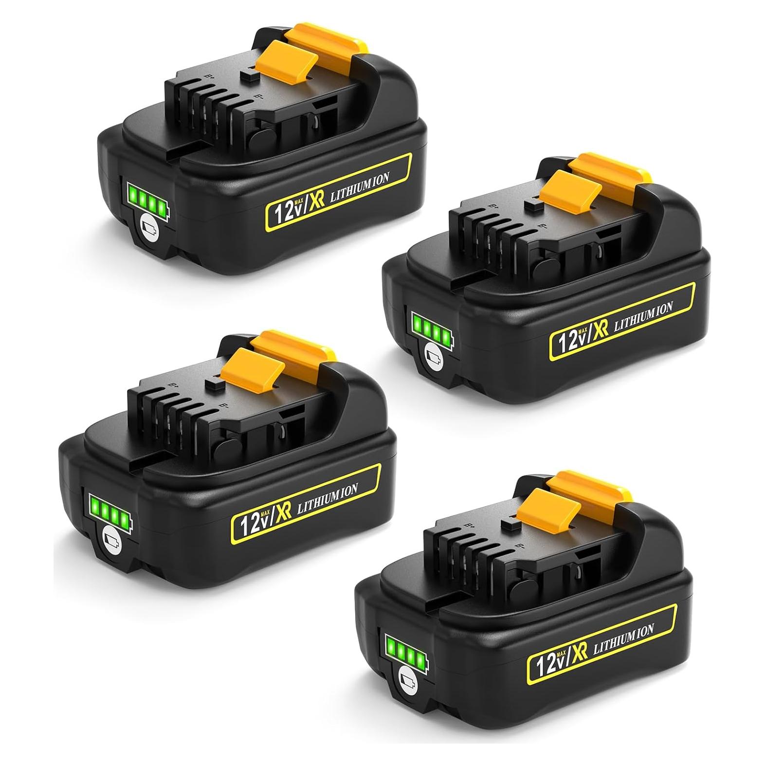 Batería Reemplazo Dewalt 12V 3000mAh 4-Pack Lenoya