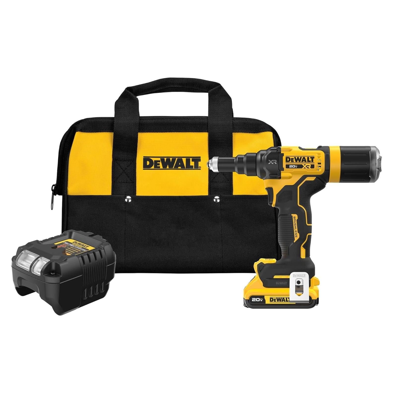 Herramienta de Remaches Inalámbrica DEWALT 20V MAX XR 3/16"