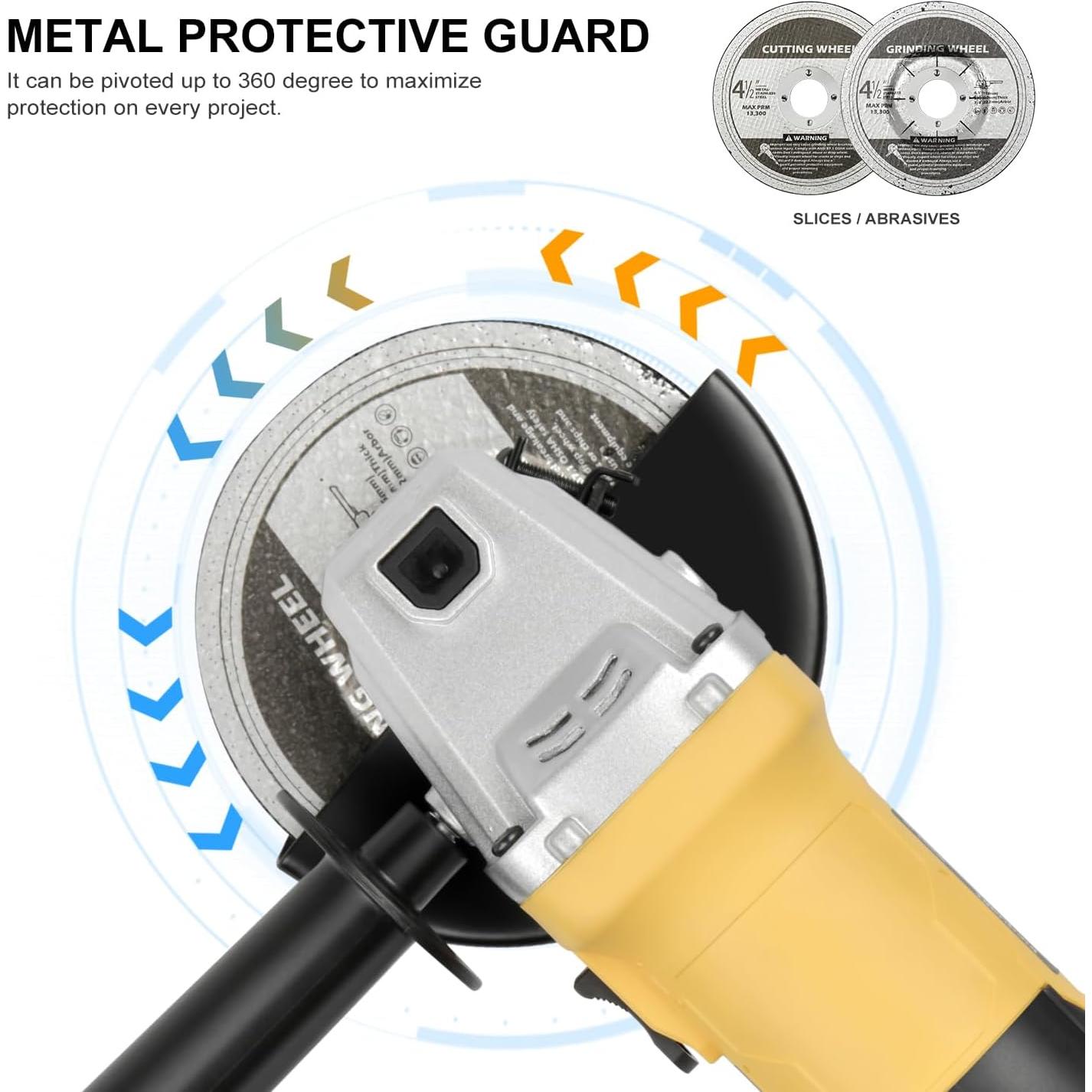 Amoladora Angular Inequalit 750W 12000RPM 4.5" con Accesorios