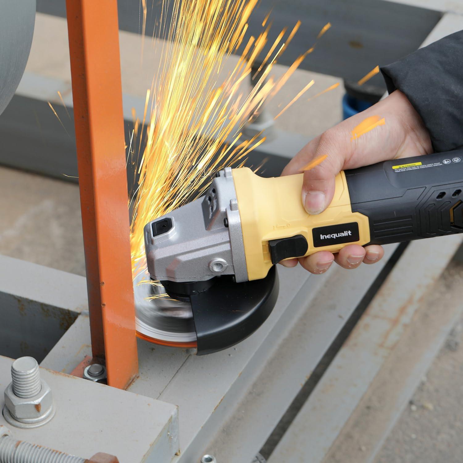 Amoladora Angular Inequalit 750W 12000RPM 4.5" con Accesorios