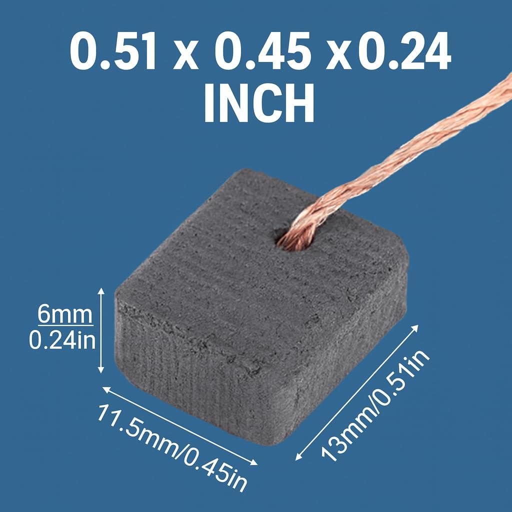 Cepillos de Carbono de Reemplazo Dewalt DWE402 - 4 Piezas