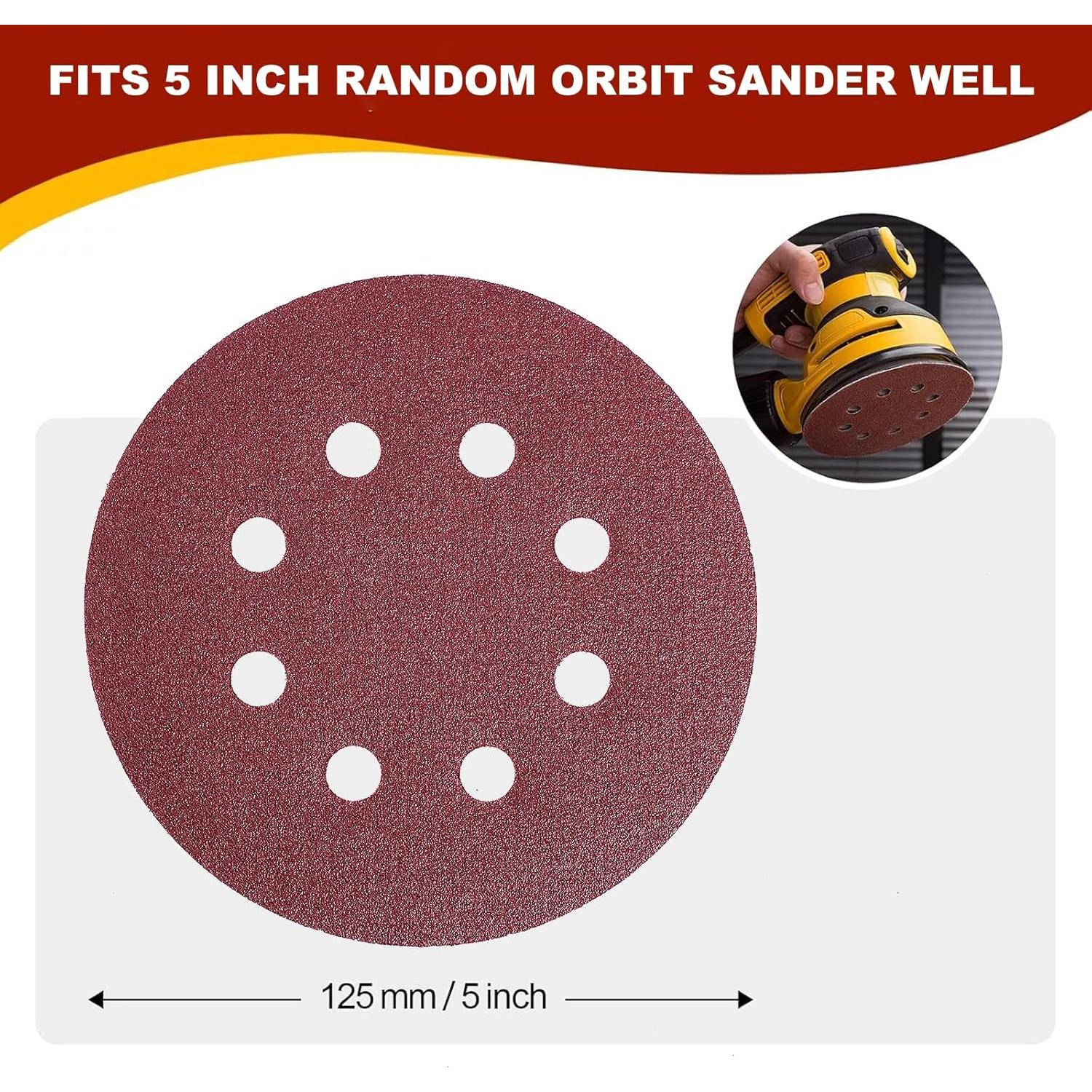 Kit de Lijado DeWalt 52 Piezas | 2 Almohadillas 5" + 50 Discos