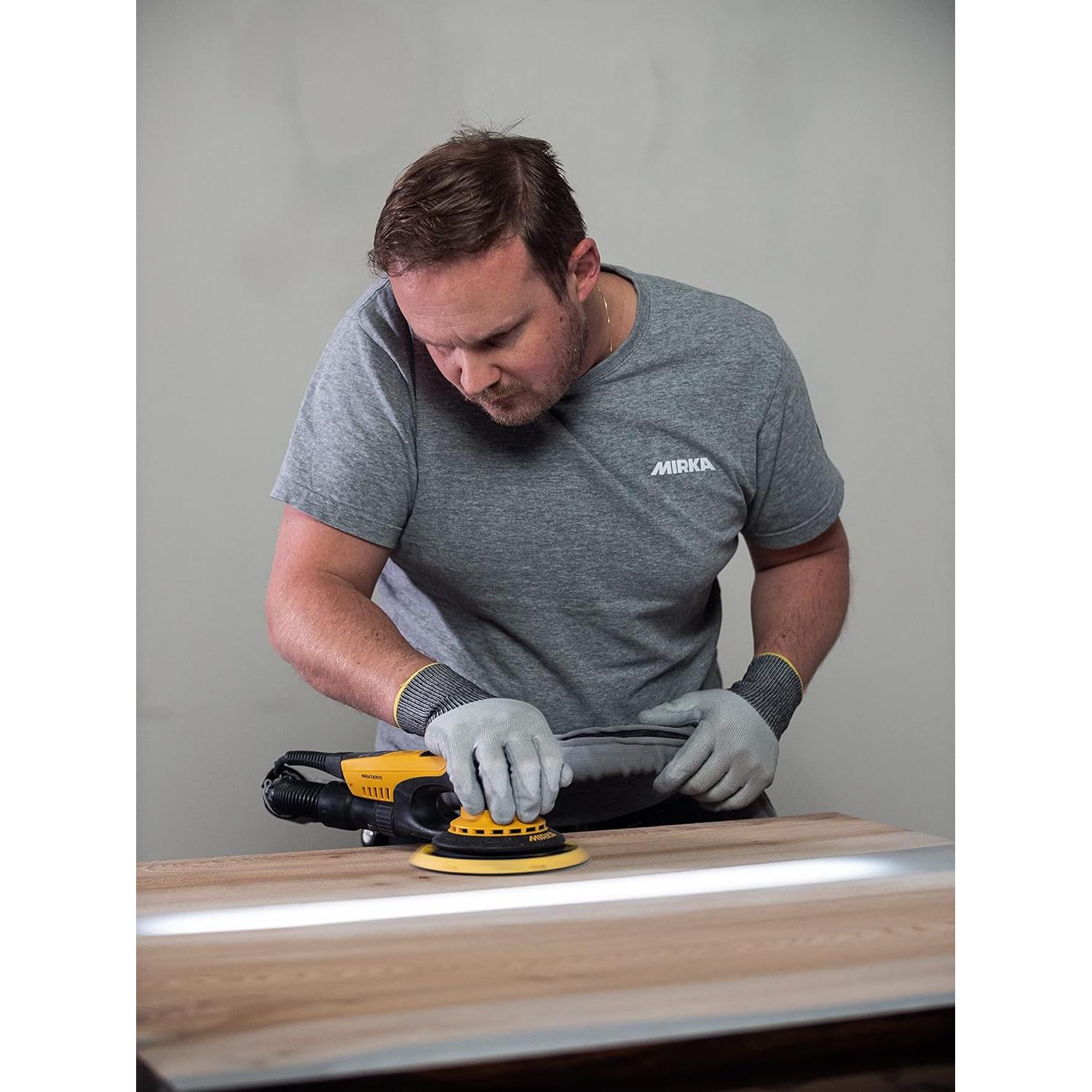 Lijadora Orbital Aleatoria Mirka DEROS 625CV 6" Eléctrica