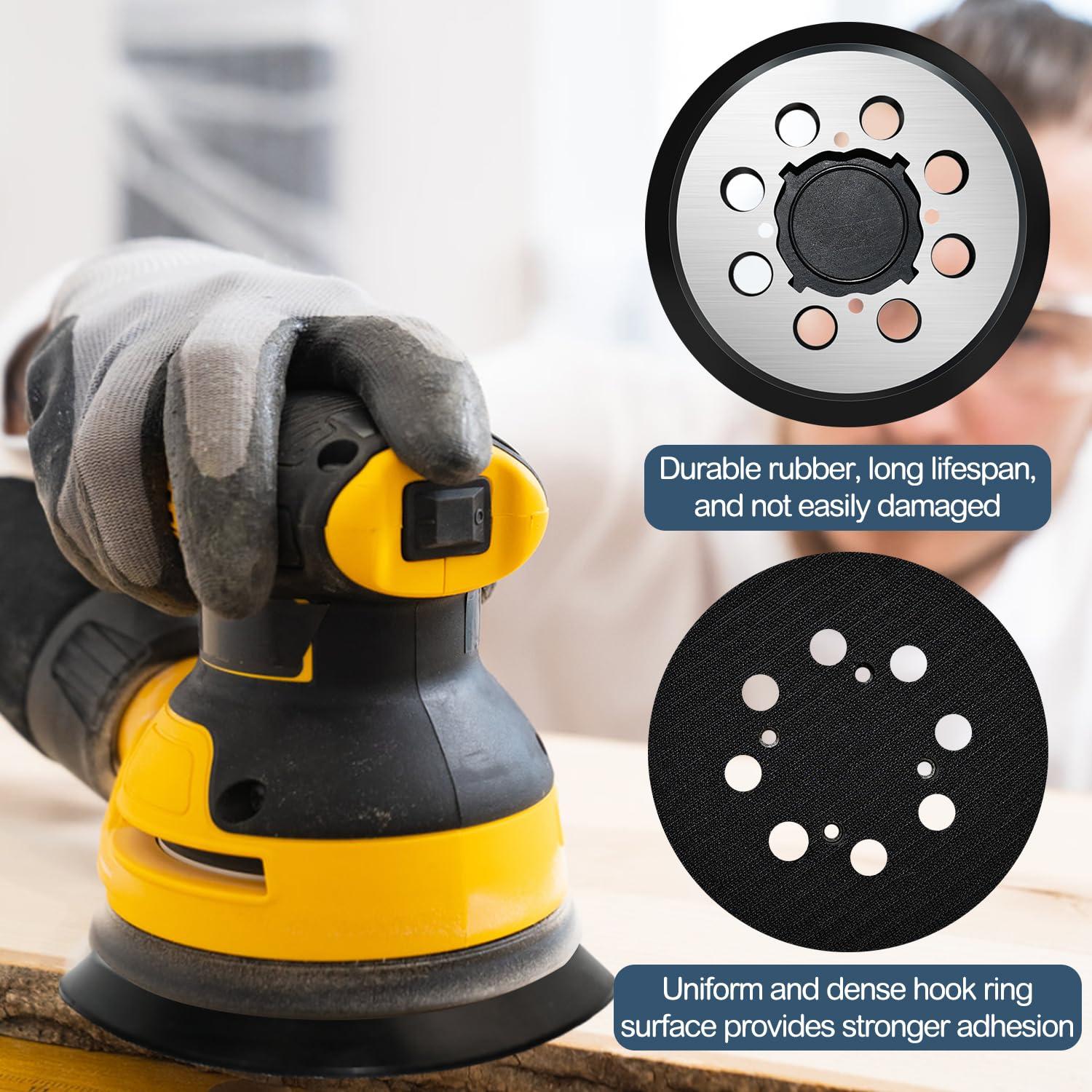 Almohadilla de Lijado 5" Quadafy para Lijadora Dewalt