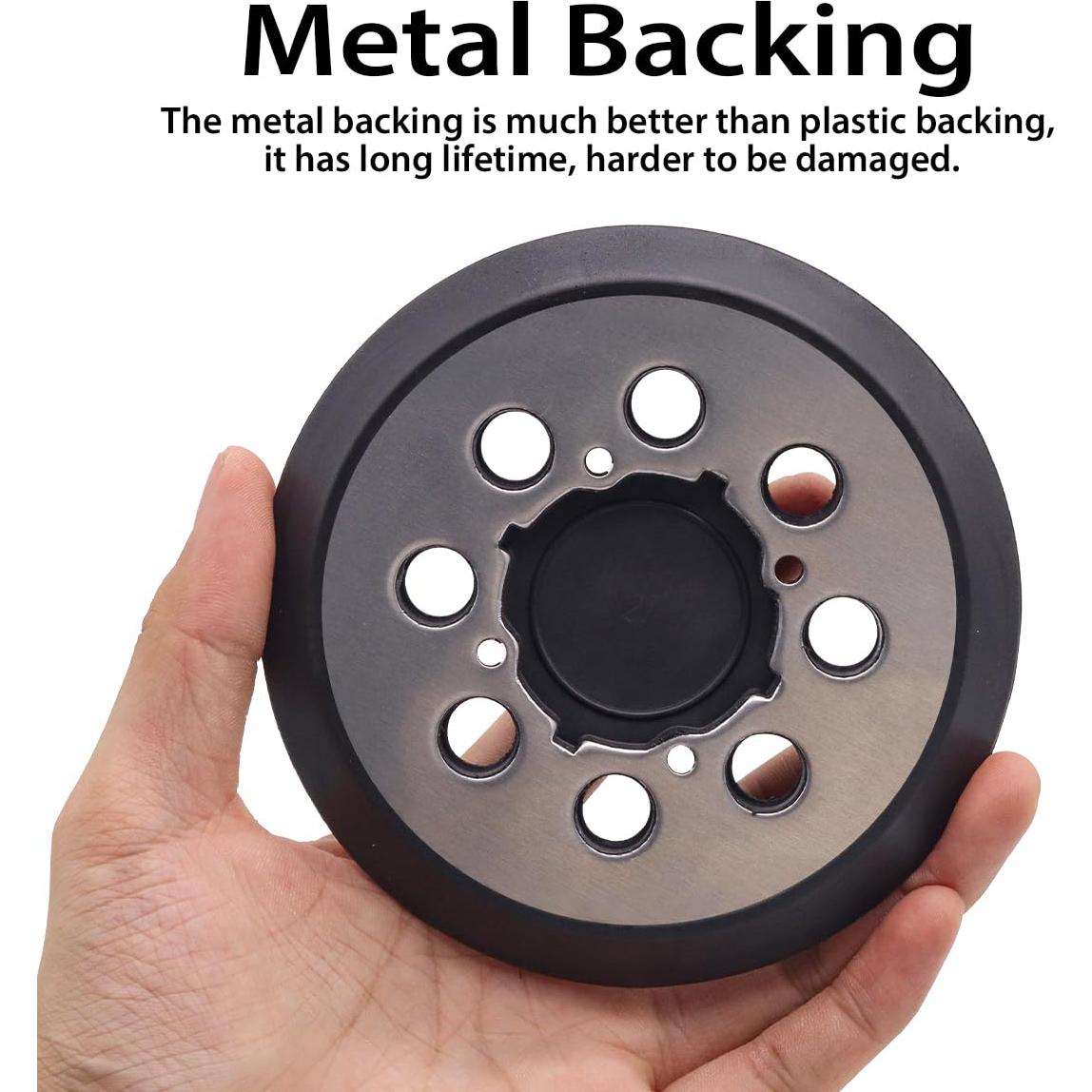 Almohadilla de Lijadora Orbital 5" DeWalt con Gancho y Bucle