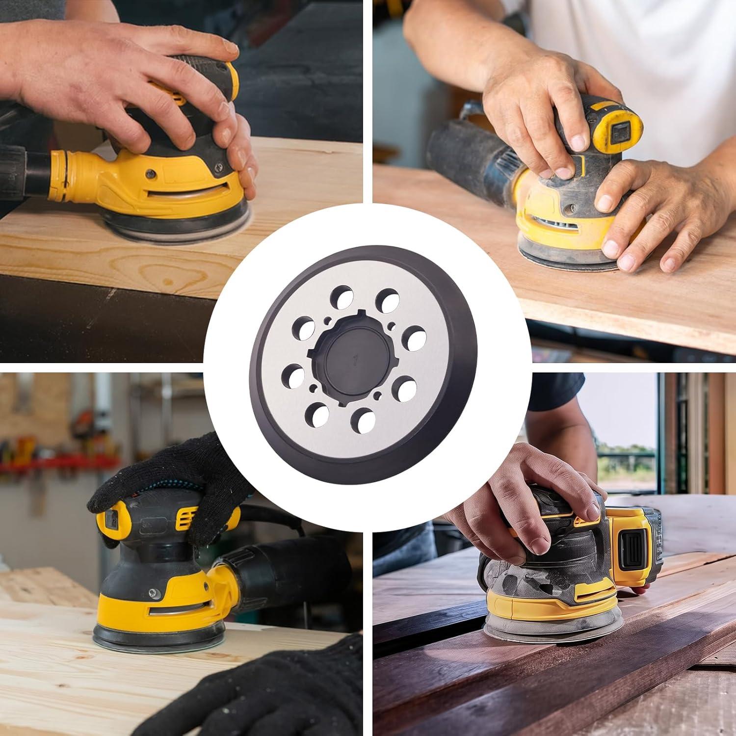 Almohadilla de Lijadora Orbital 5" DeWalt con Gancho y Bucle