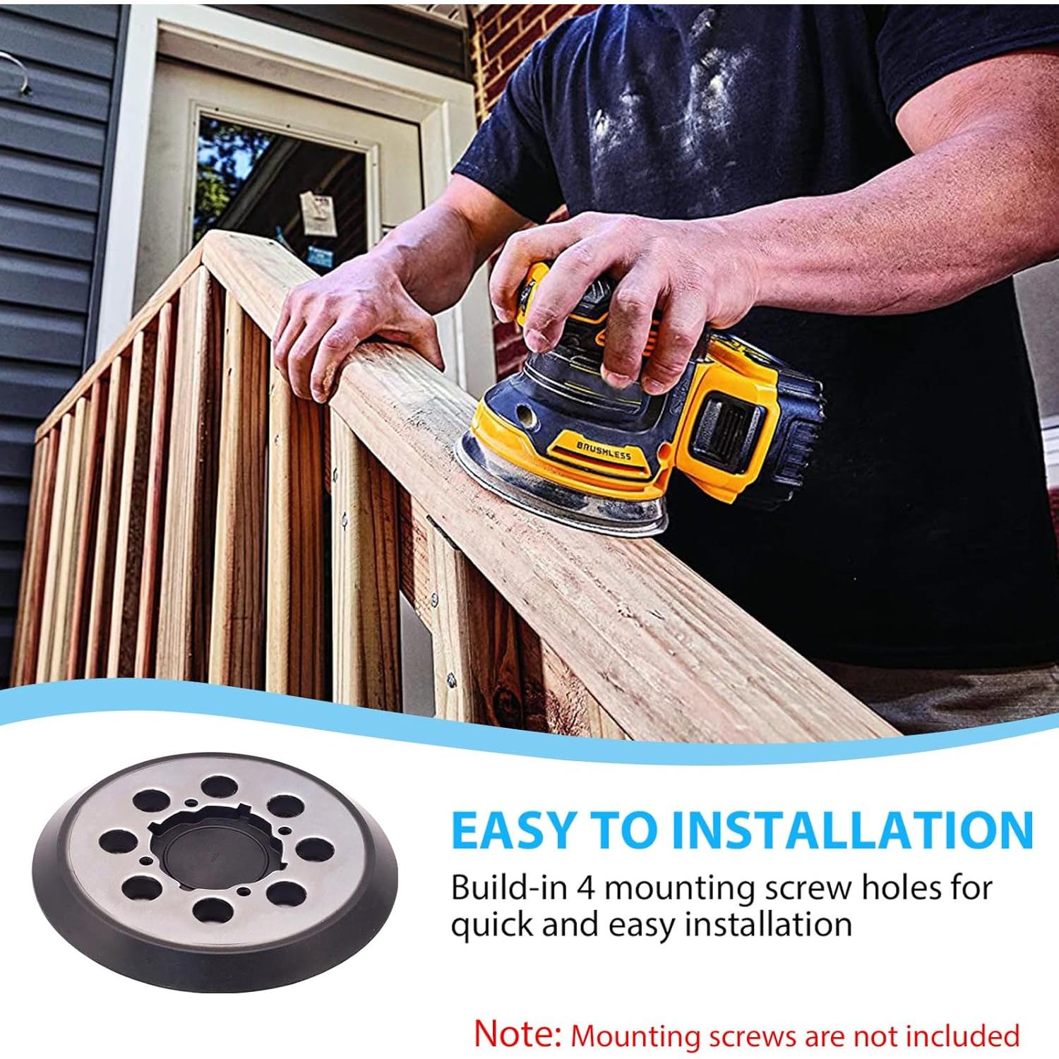 Paquete de 2 Almohadillas de Lijadora DEWALT 5" Reemplazo N329079