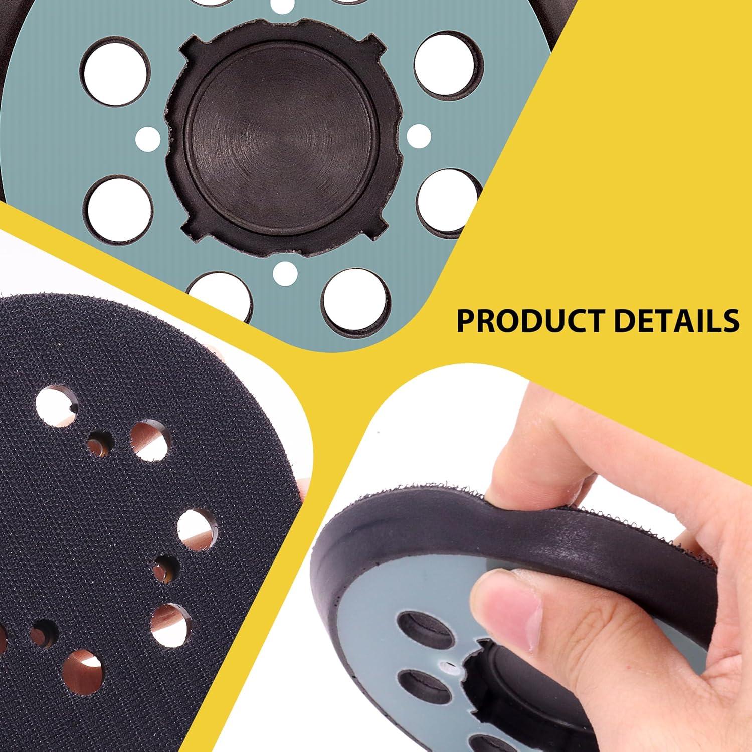 Almohadilla de Lijadora 5" Taokyid para DeWalt DWE64233 - Paquete de 2