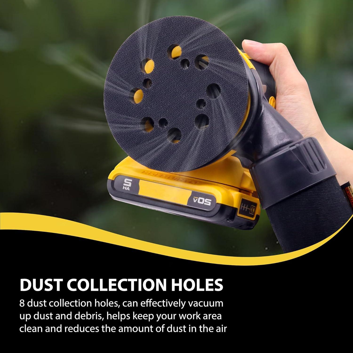 Almohadilla de Lijadora 5" Taokyid para DeWalt DWE64233 - Paquete de 2