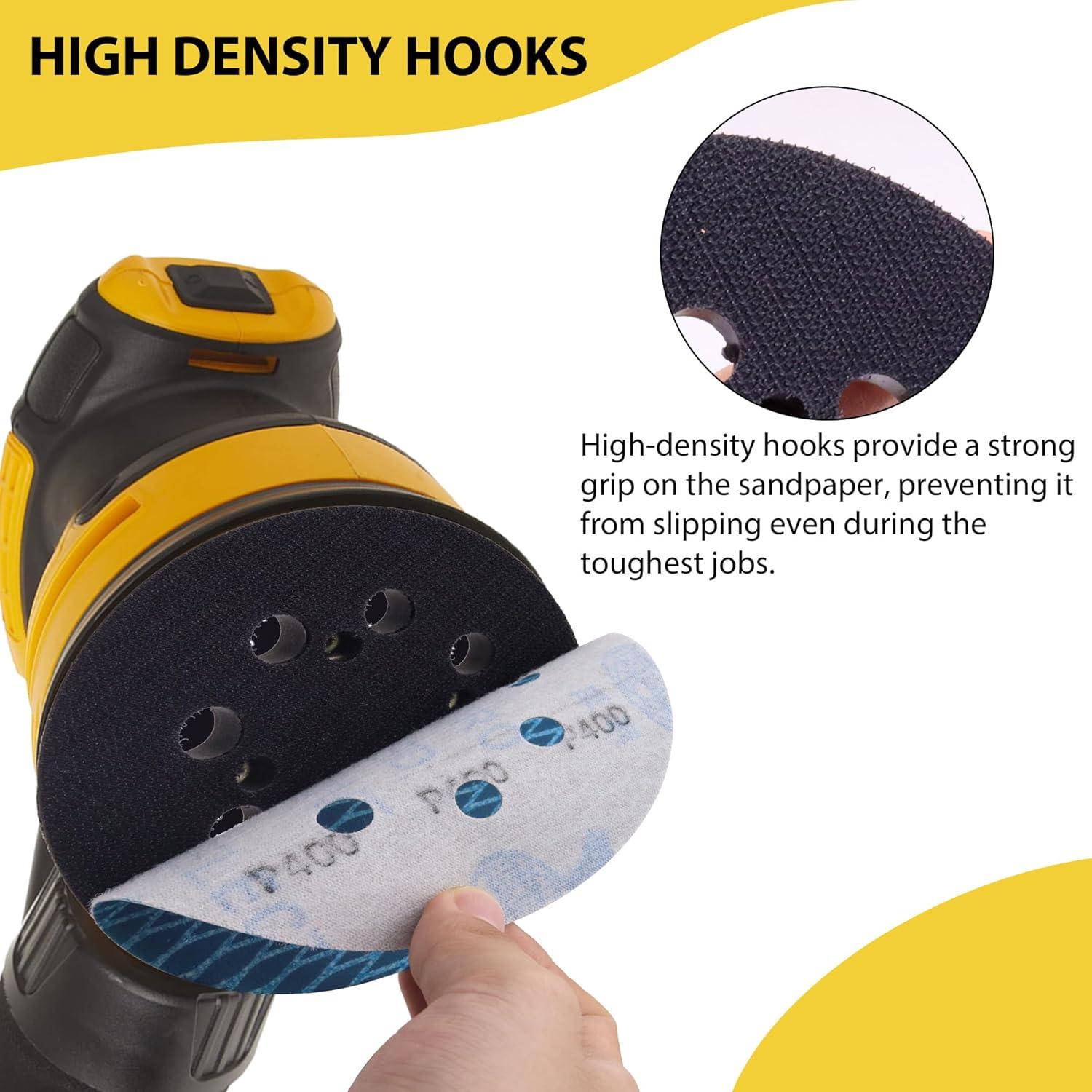 Almohadilla de Lijadora 5" Taokyid para DeWalt DWE64233 - Paquete de 2