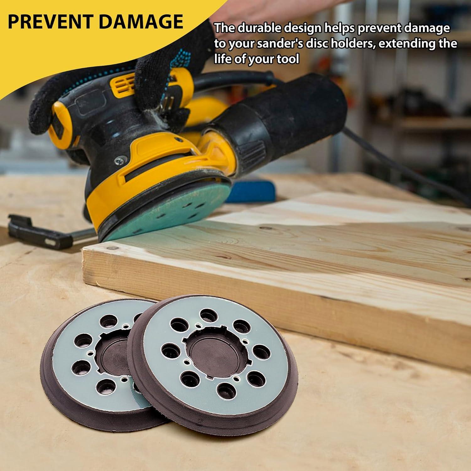 Almohadilla de Lijadora 5" Taokyid para DeWalt DWE64233 - Paquete de 2