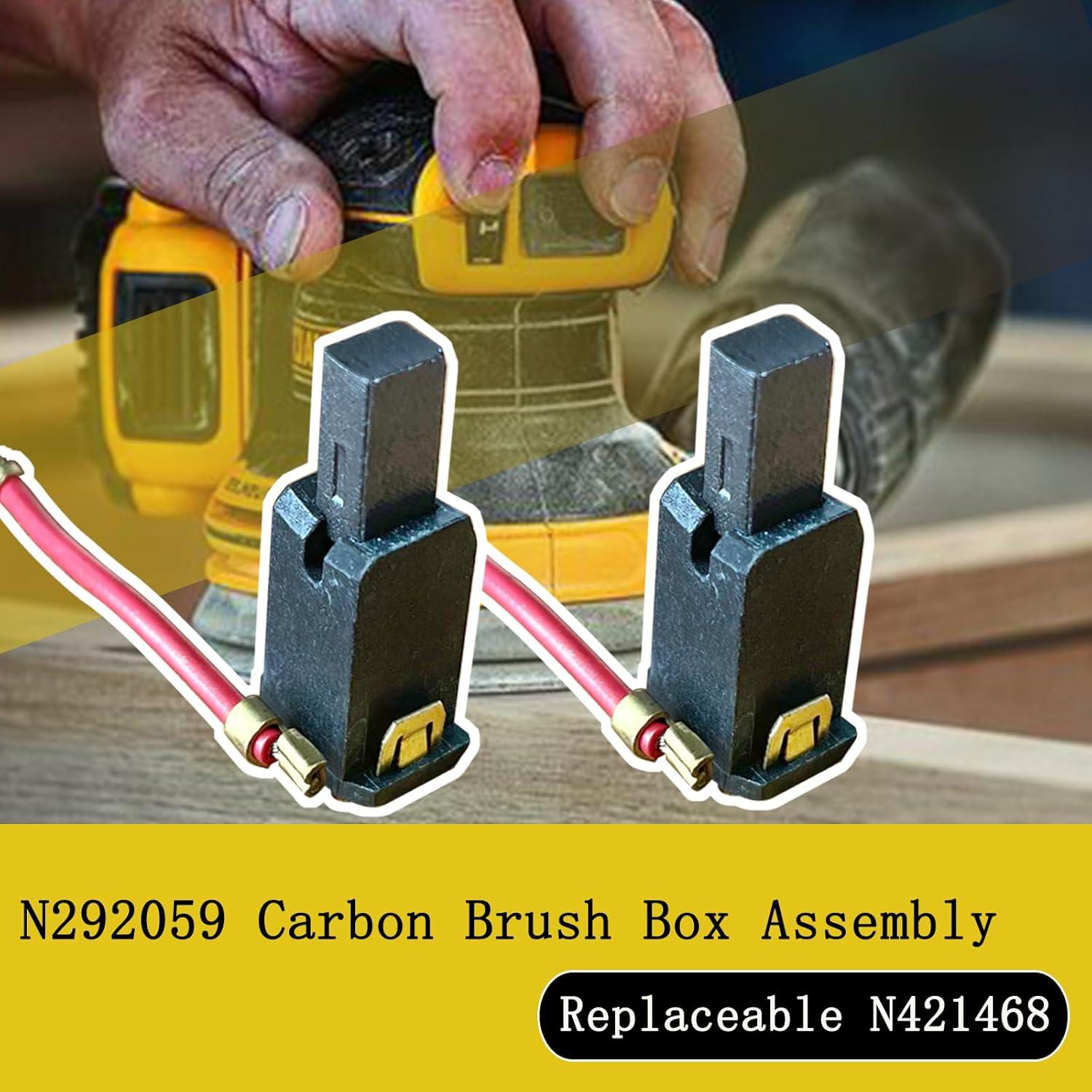 Conjunto de Cepillos de Carbono N292059 para Lijadoras De&Walt