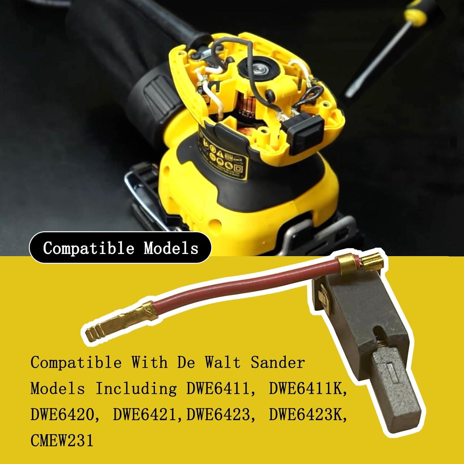 Conjunto de Cepillos de Carbono N292059 para Lijadoras De&Walt