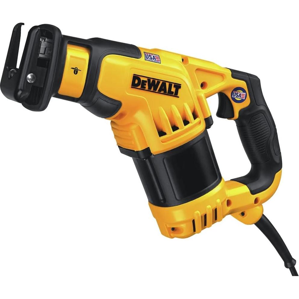 Sierra Recíproca Compacta DEWALT DWE357 10A 36.83cm Amarillo