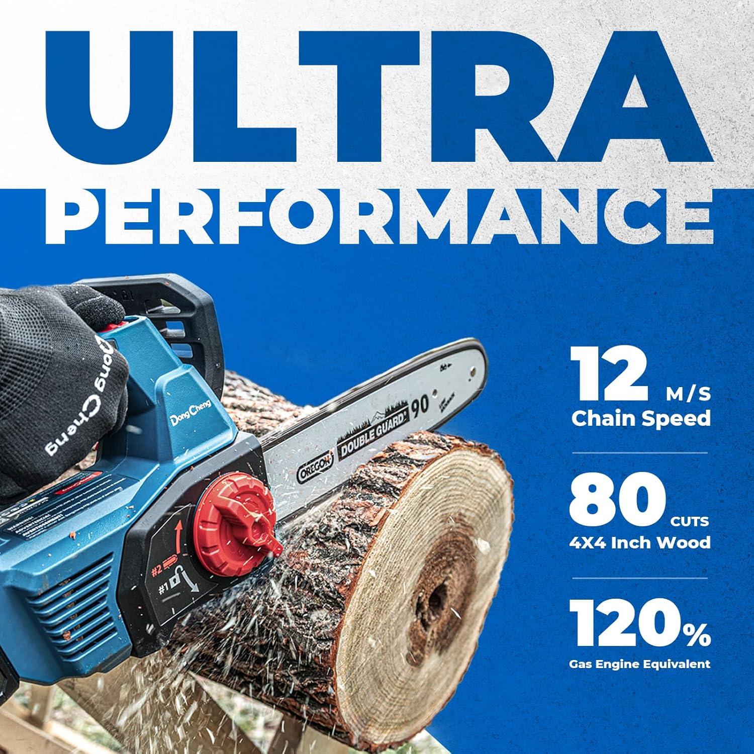 Sierra de Cadena Inalámbrica Dong Cheng 12" 20V 4000mAh