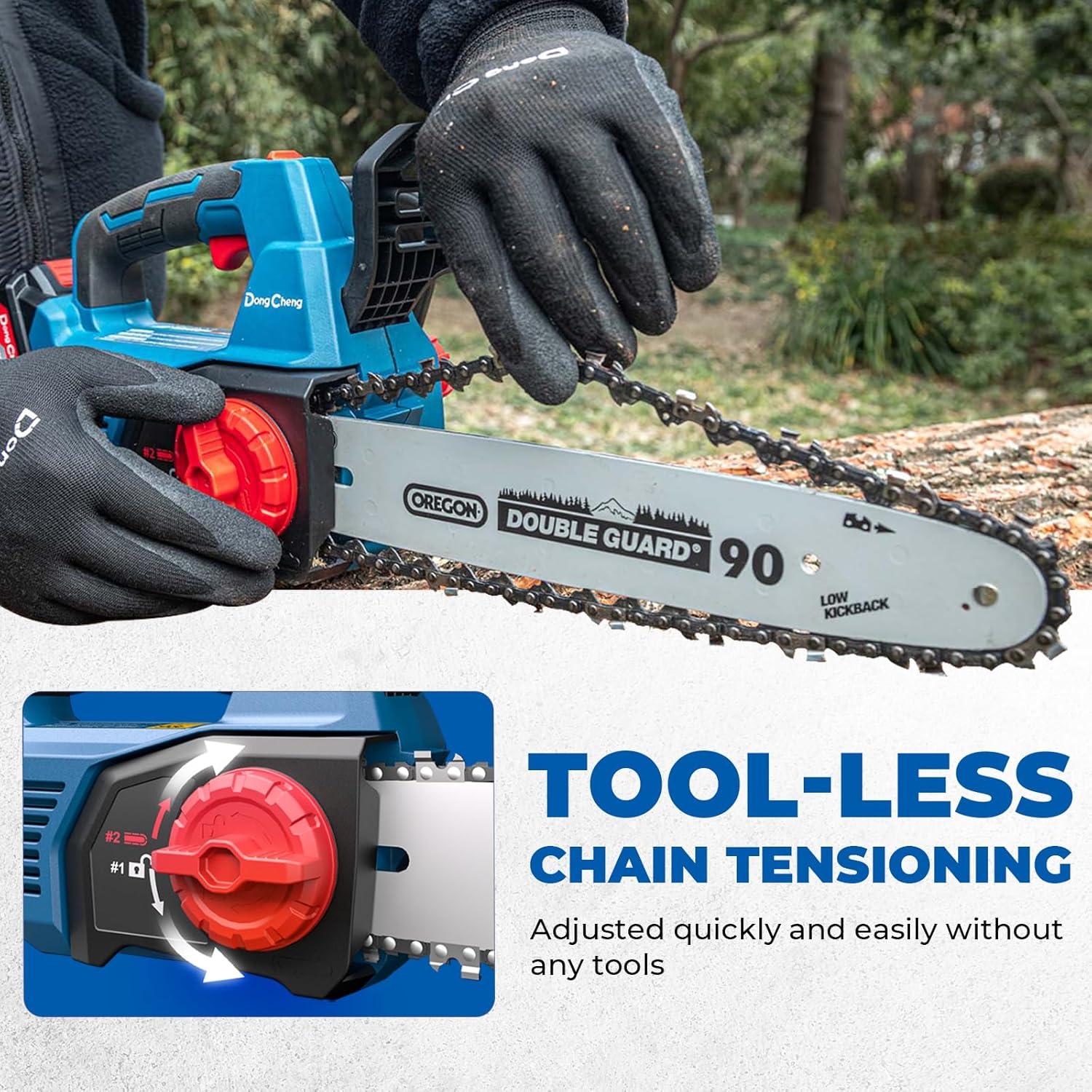 Sierra de Cadena Inalámbrica Dong Cheng 12" 20V 4000mAh