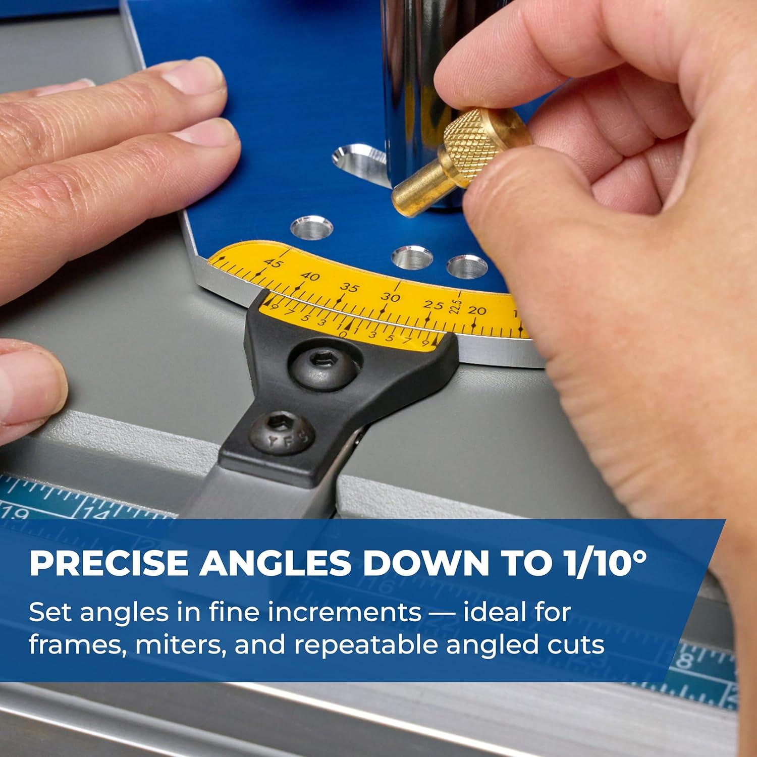 Medidor de Inglete Kreg KMS7102 - Precisión y Ajustes Rápidos