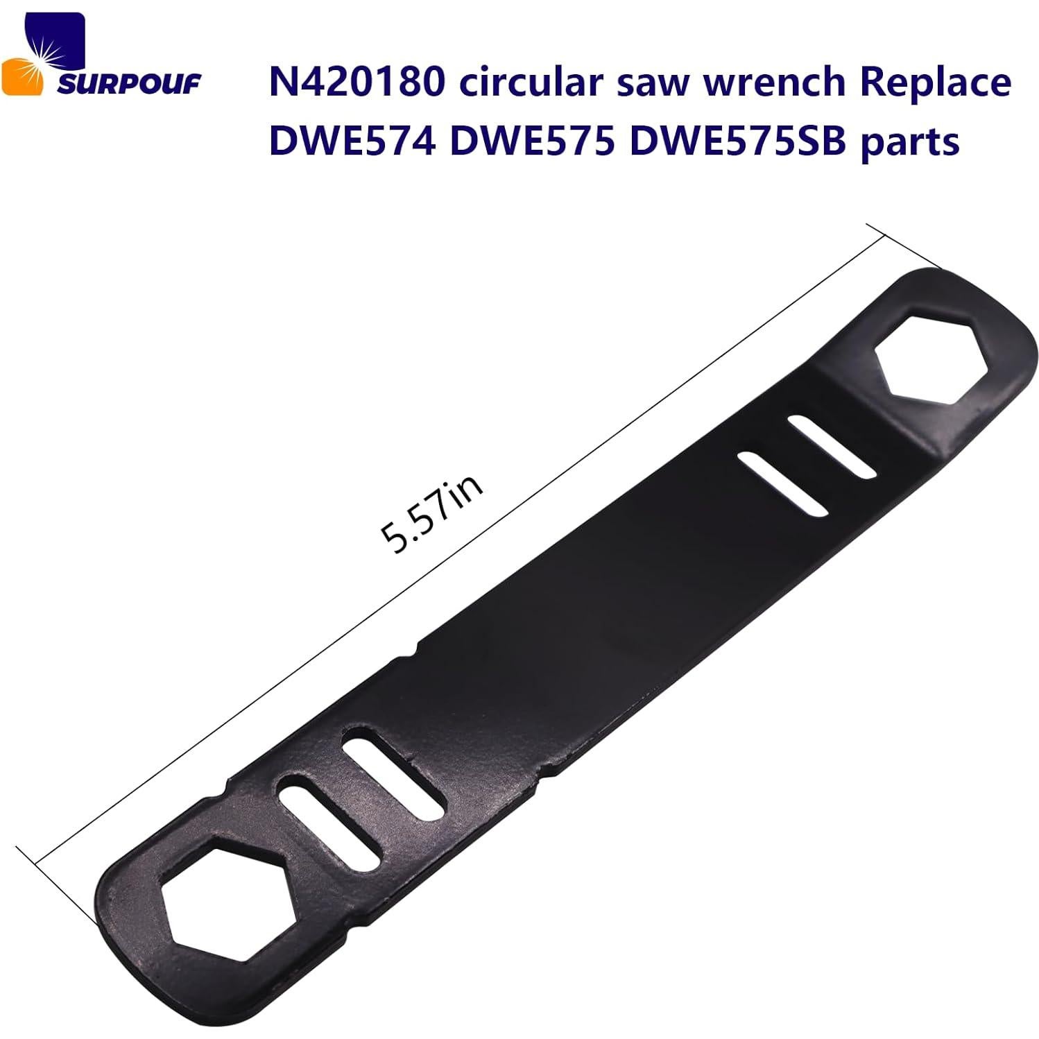 Llave de sierra circular SURPOUF N420180 60V 14cm Hexagonal