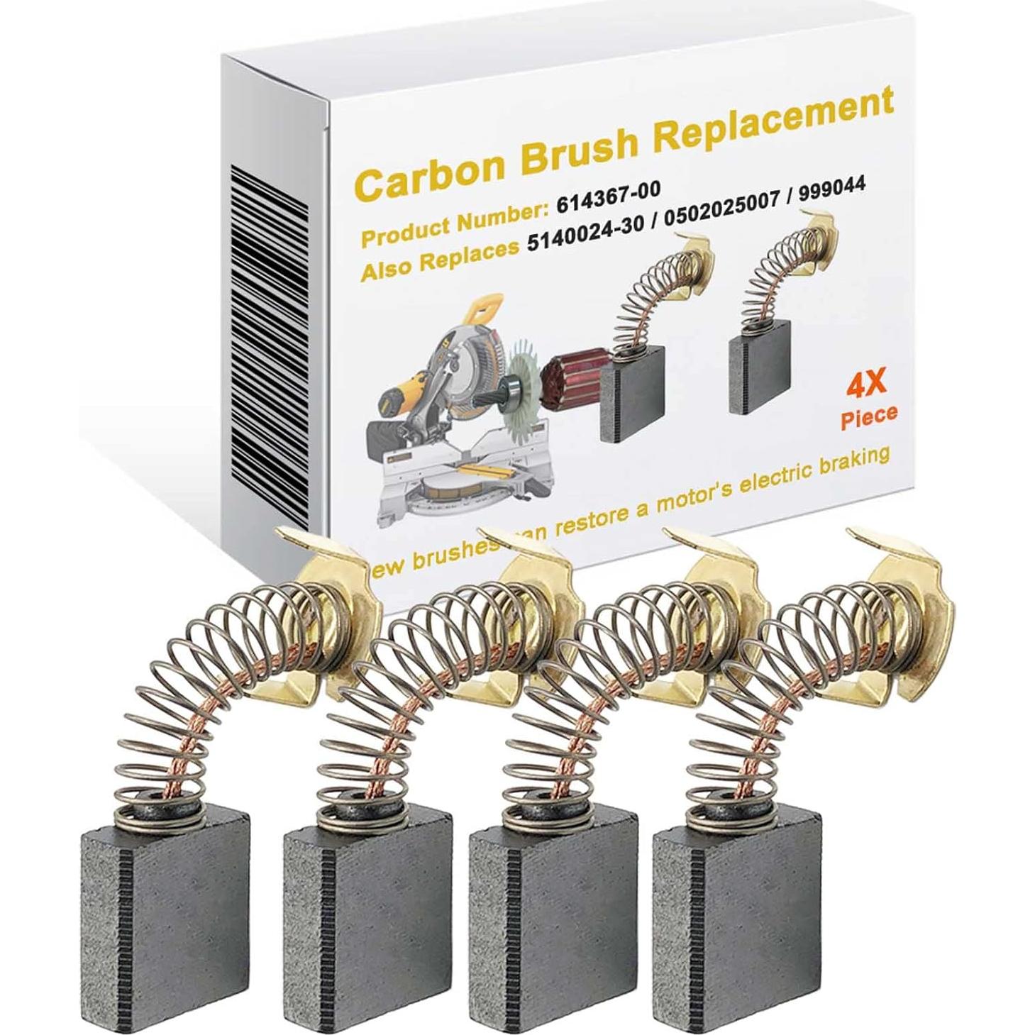 Reemplazo Cepillos de Carbono Gysxrda 614367-00 Paquete de 4