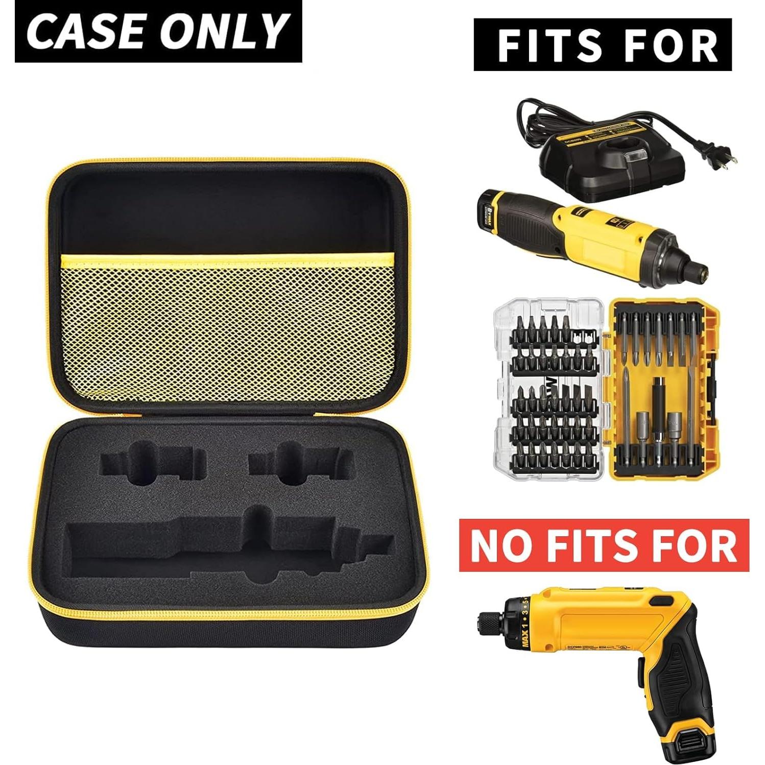 Funda de Almacenamiento GWCASE para Destornillador Dewalt 8V
