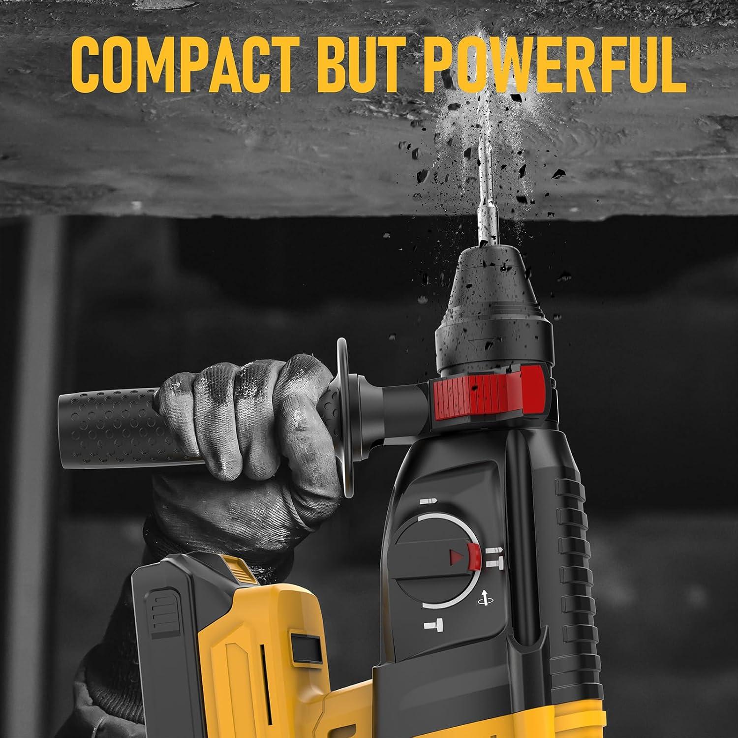 Taladro de Martillo Rotativo Inalámbrico Funnywhale iHammer 6 Plus 20V