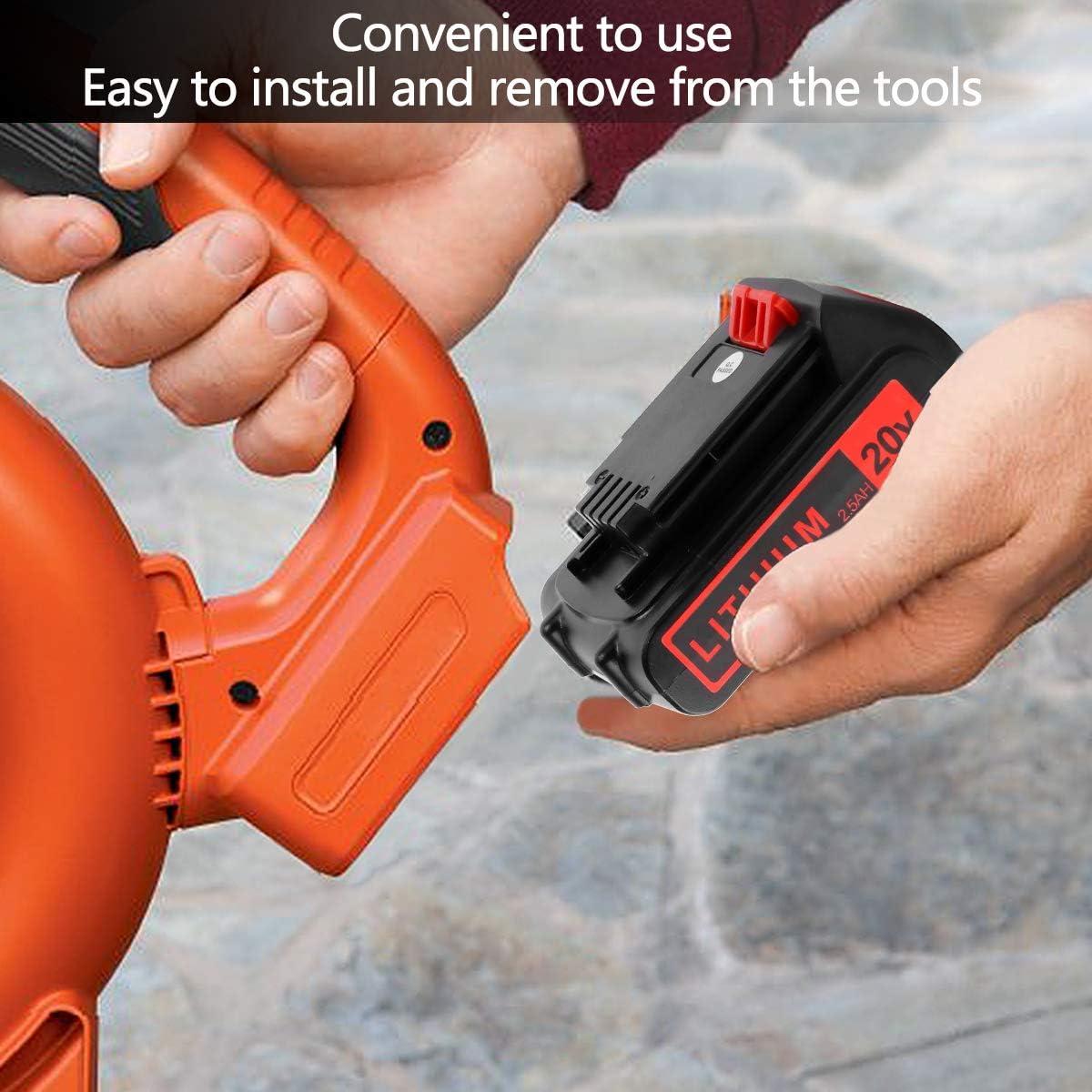 Batería de Litio 20V 2.5Ah KINGTIANLE para Black and Decker