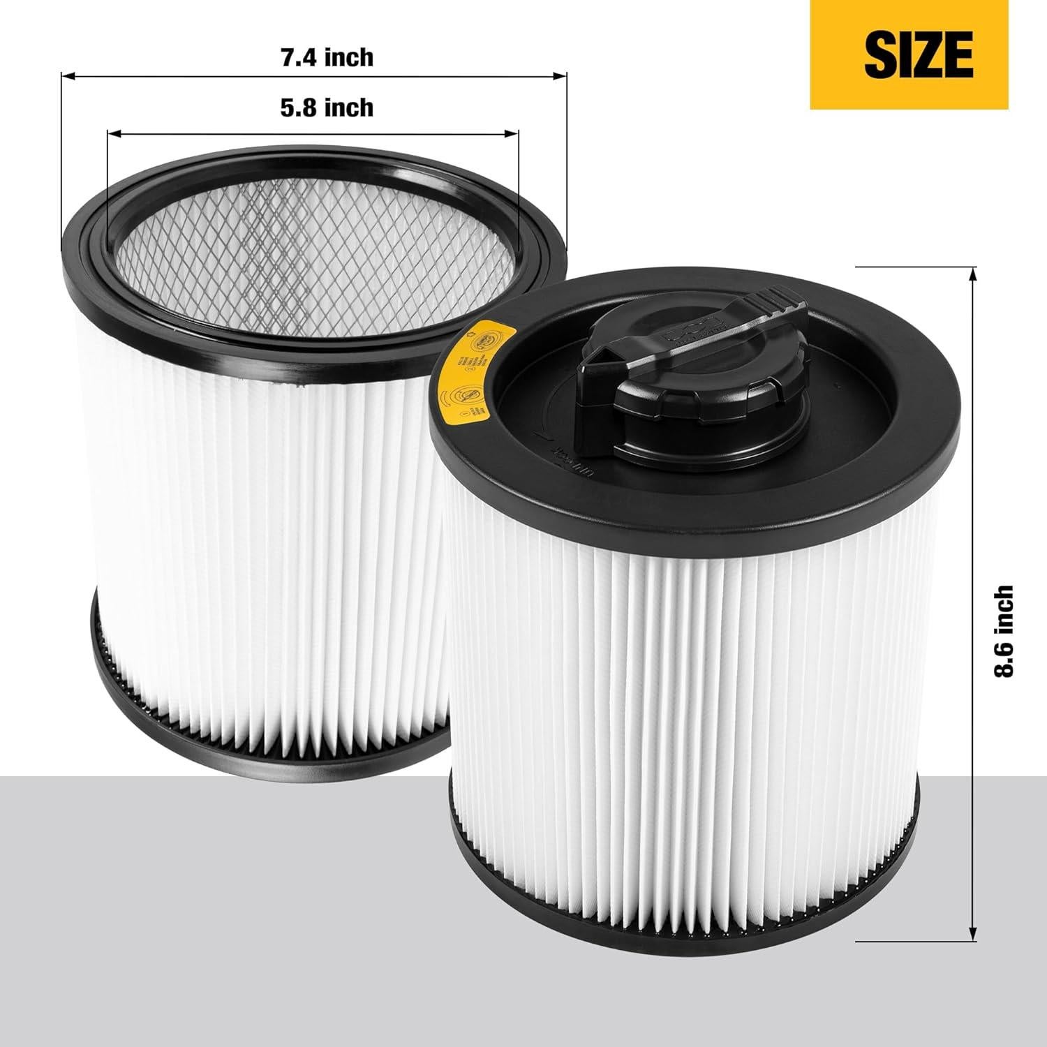 Filtro de Reemplazo DEWALT DXVC6910 para Aspiradora 6-16 Gal