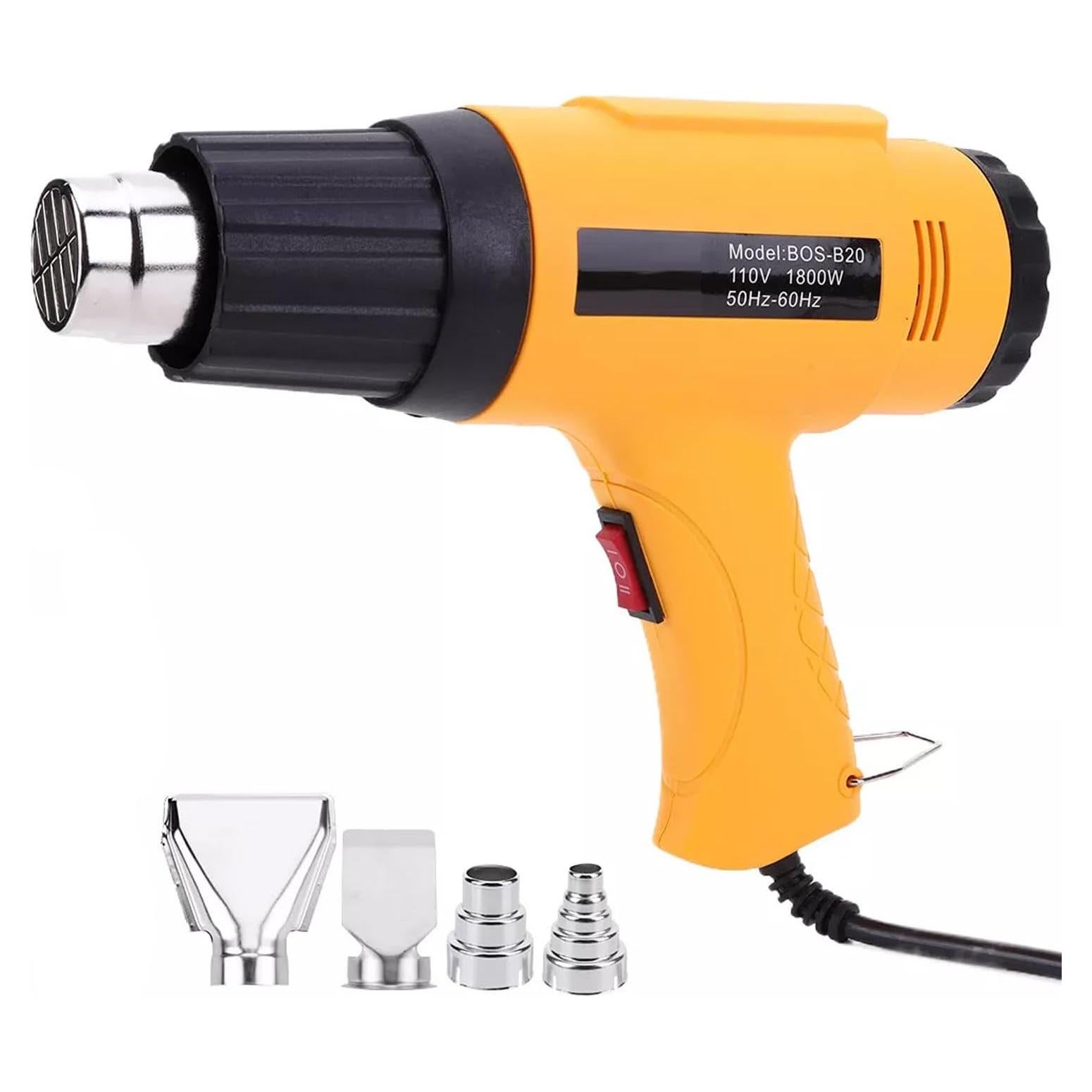 Pistola de Calor PEAKTREND 1800W Doble Temperatura 60-600°C