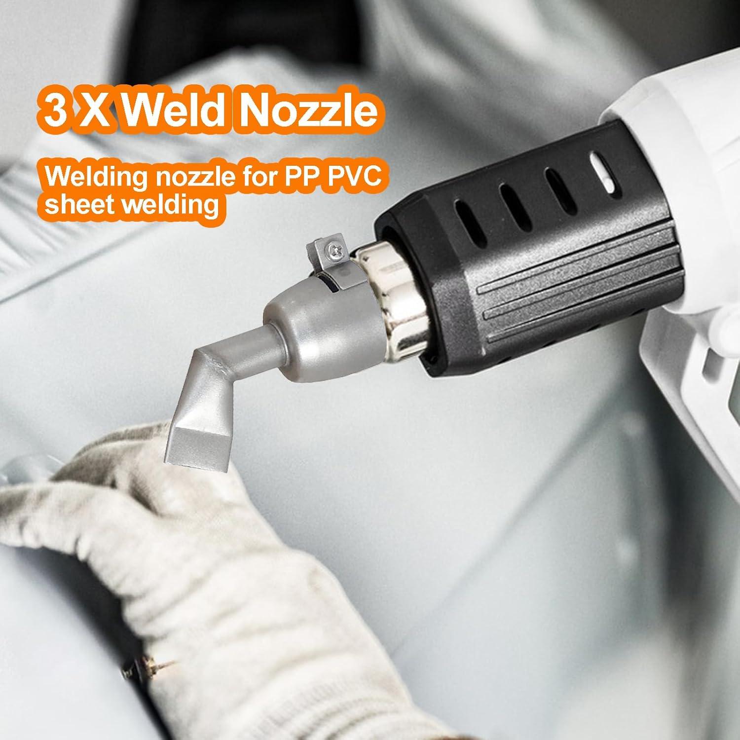 3 Boquillas de Acero Inoxidable para Pistola de Calor 32mm