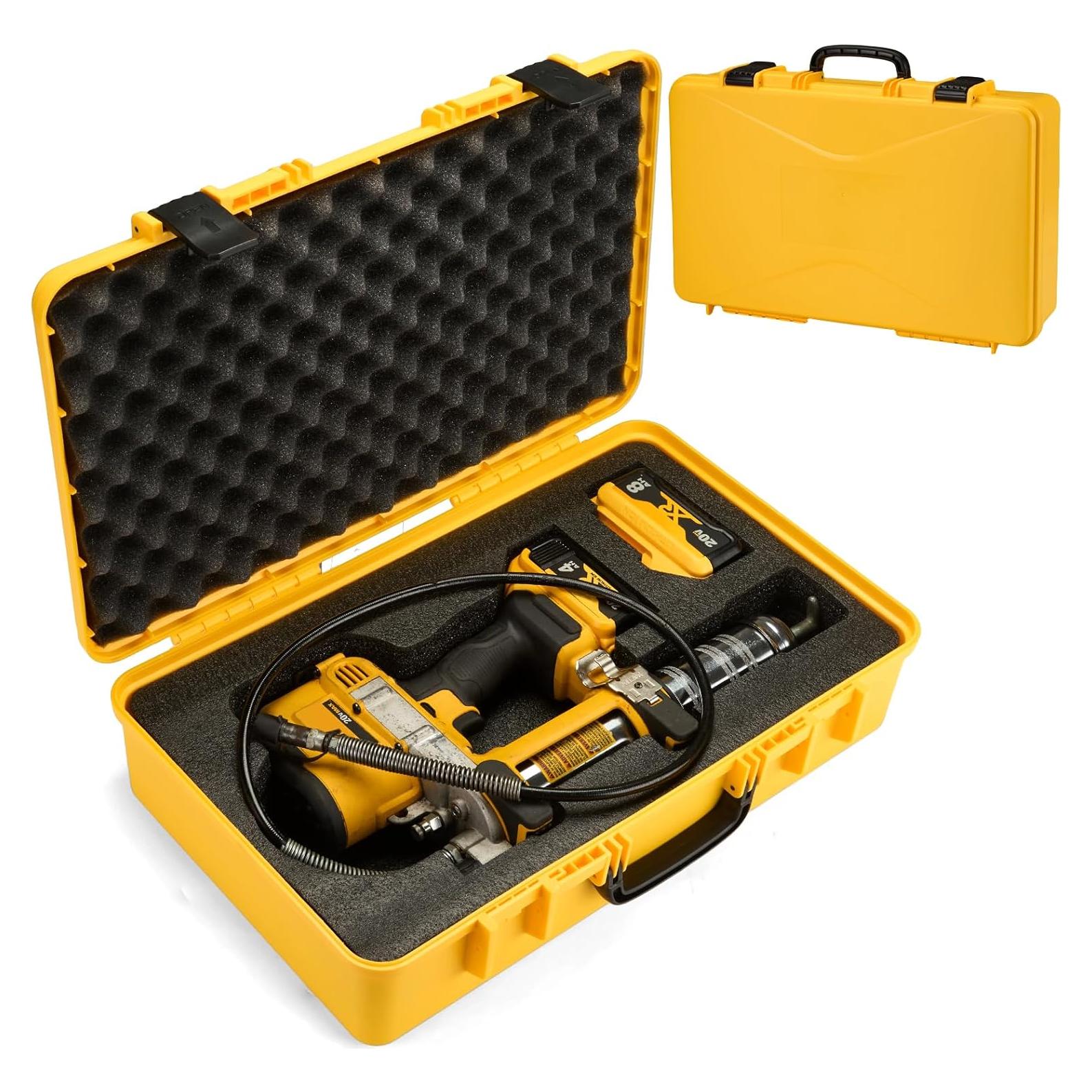 Funda Dura YDEPLVEO para Pistola de Grasa 20V Max - Amarilla