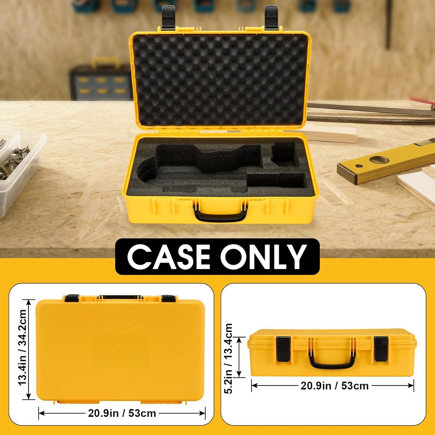 Funda Dura YDEPLVEO para Pistola de Grasa 20V Max - Amarilla