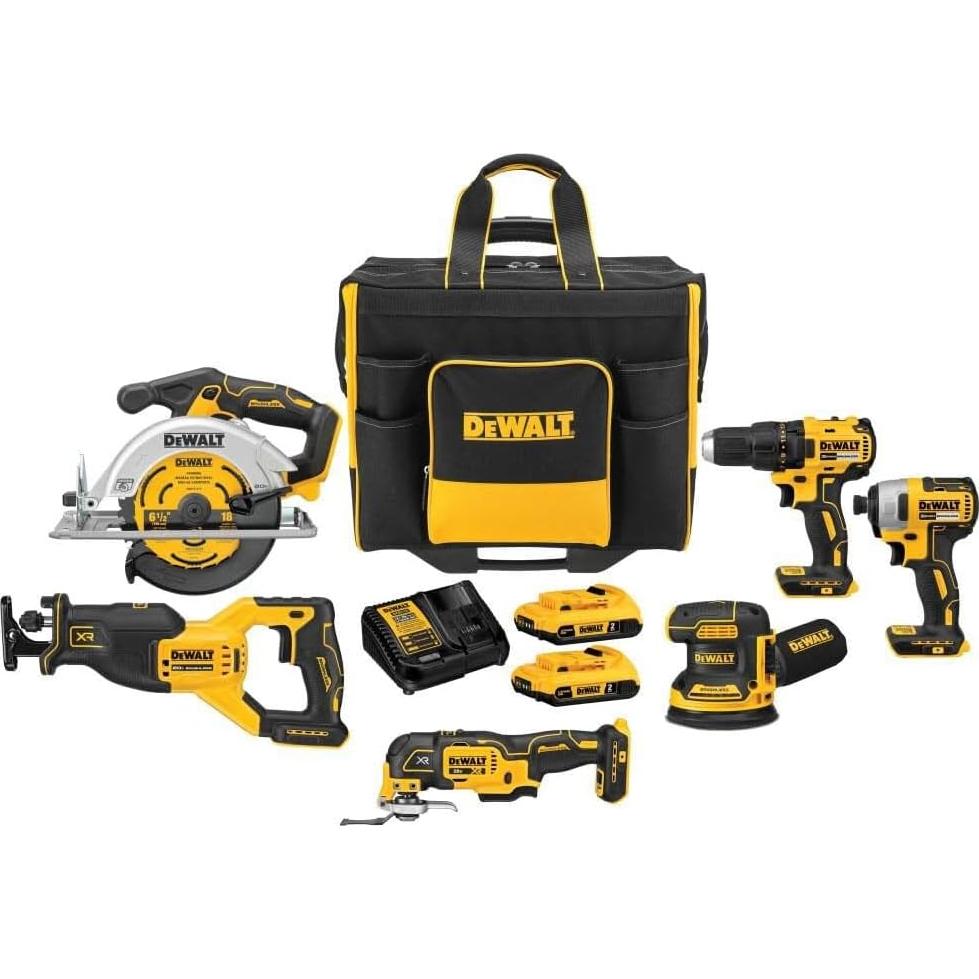 Kit de herramientas sin escobillas DeWalt DCKSS676D2 20V MAX