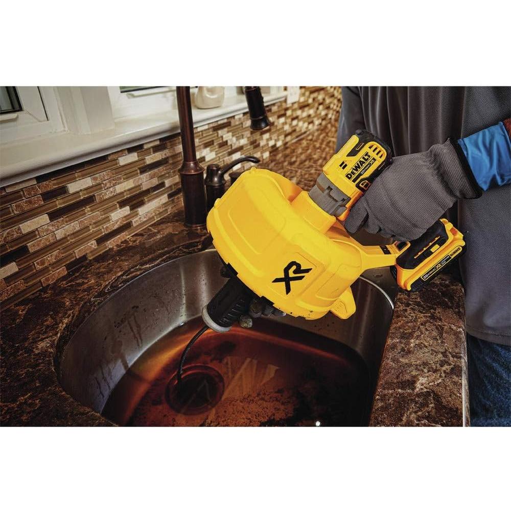 Serpiente de Drenaje Inalámbrica DEWALT 20V MAX DCD200D1