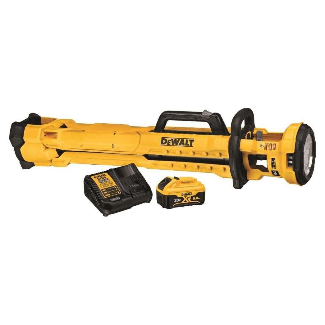 Luz de Trabajo LED Inalámbrica DEWALT 20V MAX con Trípode