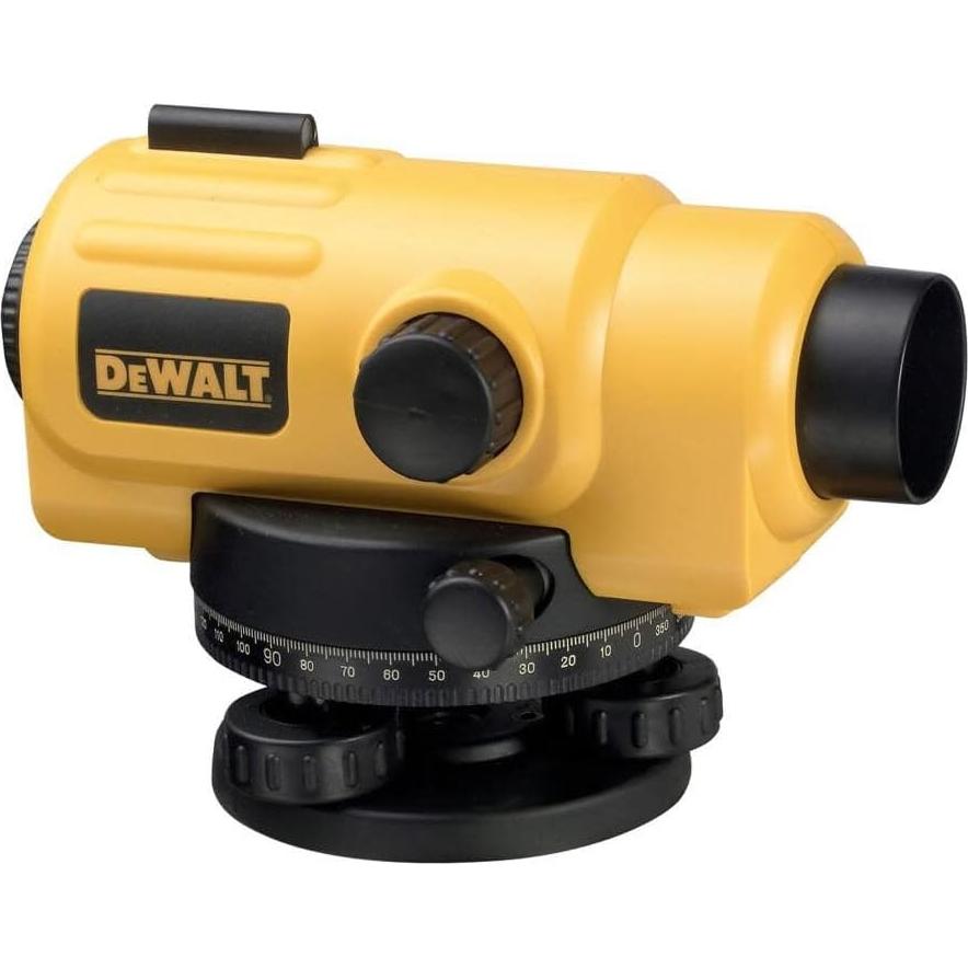 Nivel Óptico Automático DEWALT DW096PK 26X con Trípode y Varilla