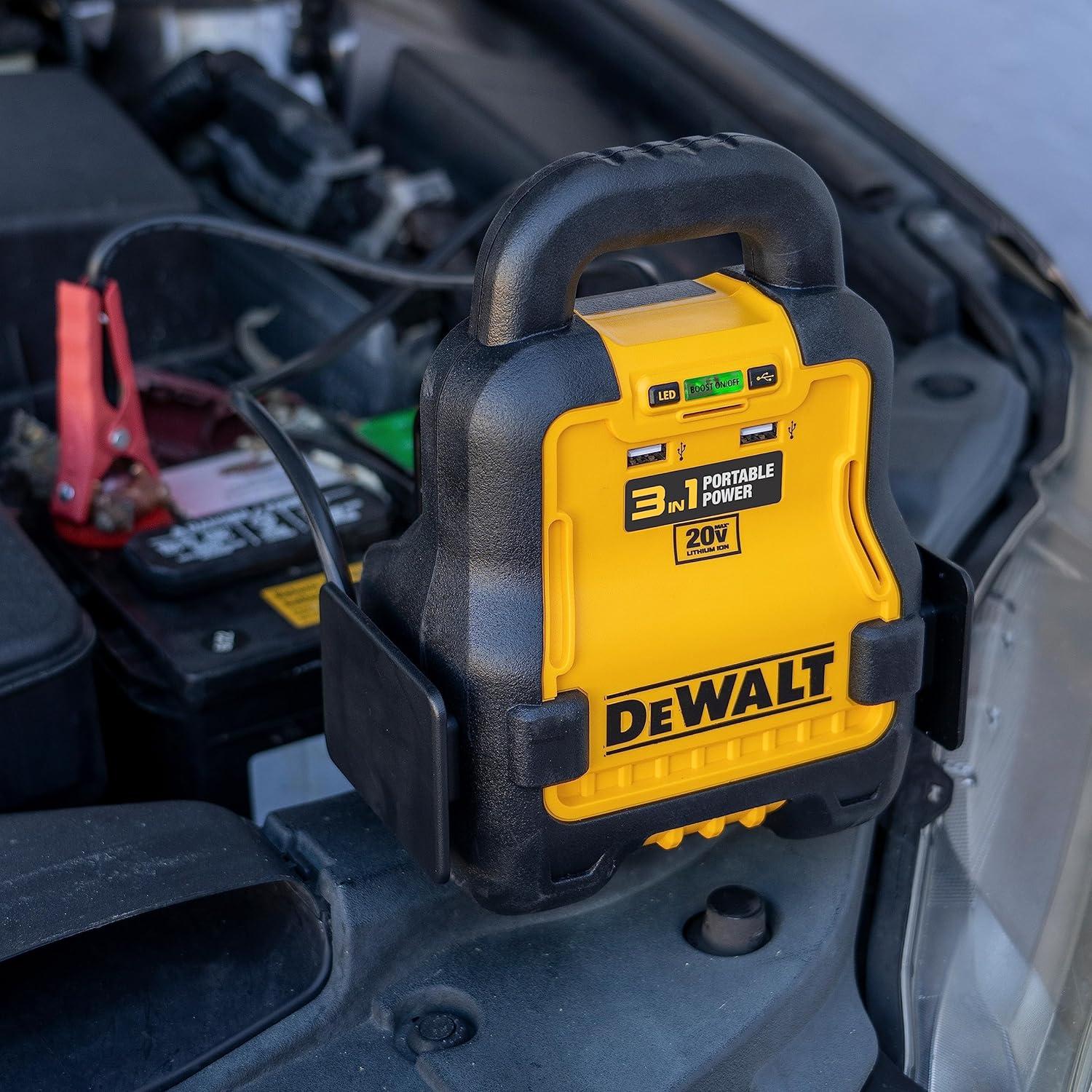 Aumentador de Batería DeWalt DXAE20VBBK con Batería 20V 5Ah