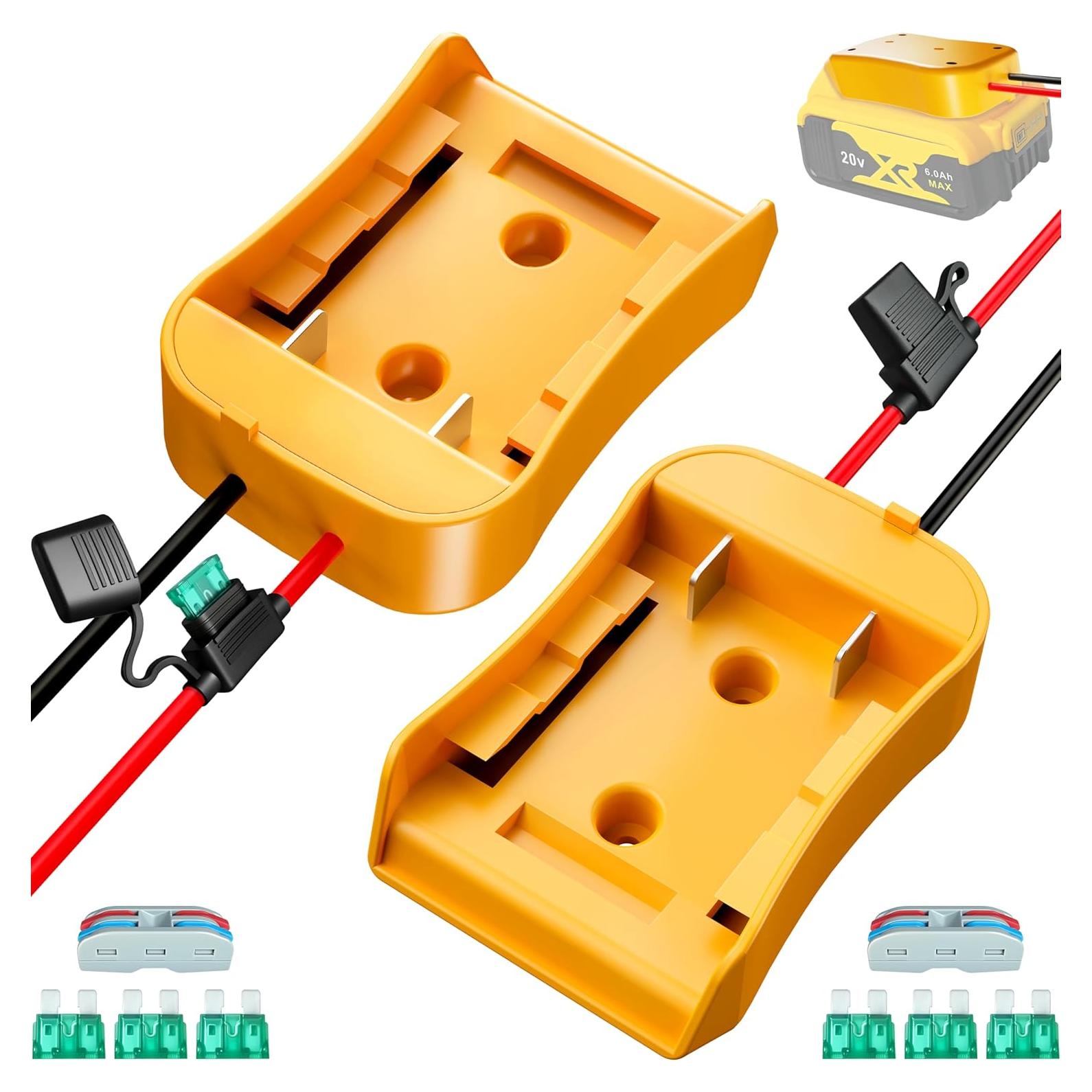 Paquete de 2 adaptadores de batería Crivon 20V para Power Wheels