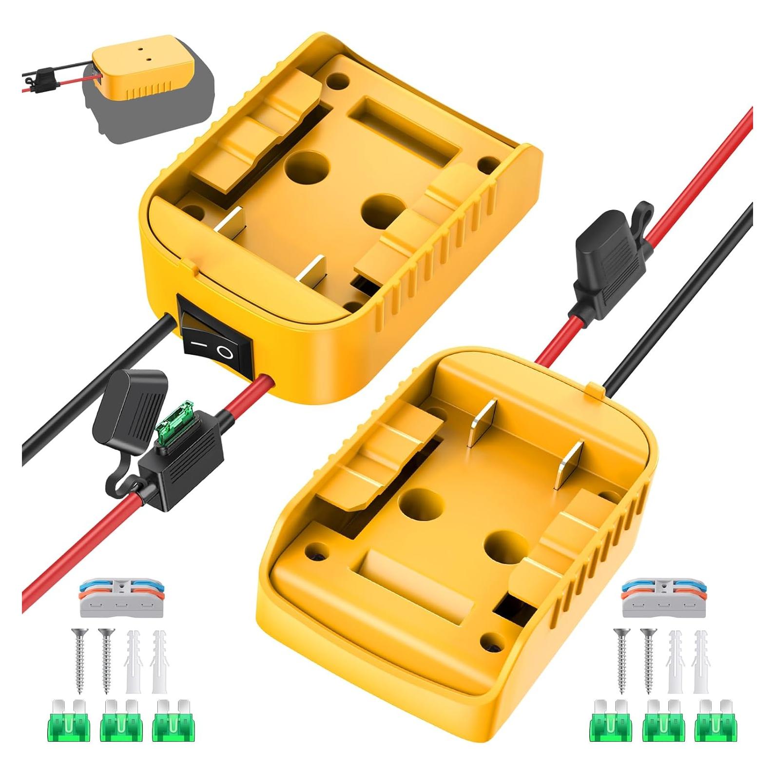 Adaptador de Batería Dewalt 20V TANHEYIN - Kit de Conversión 2 Pcs