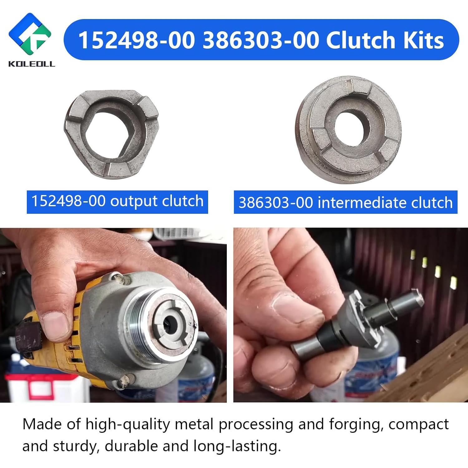 Kits de Embrague KOLEOLL 152498-00 y 386303-00 para Dewalt DW255-AR