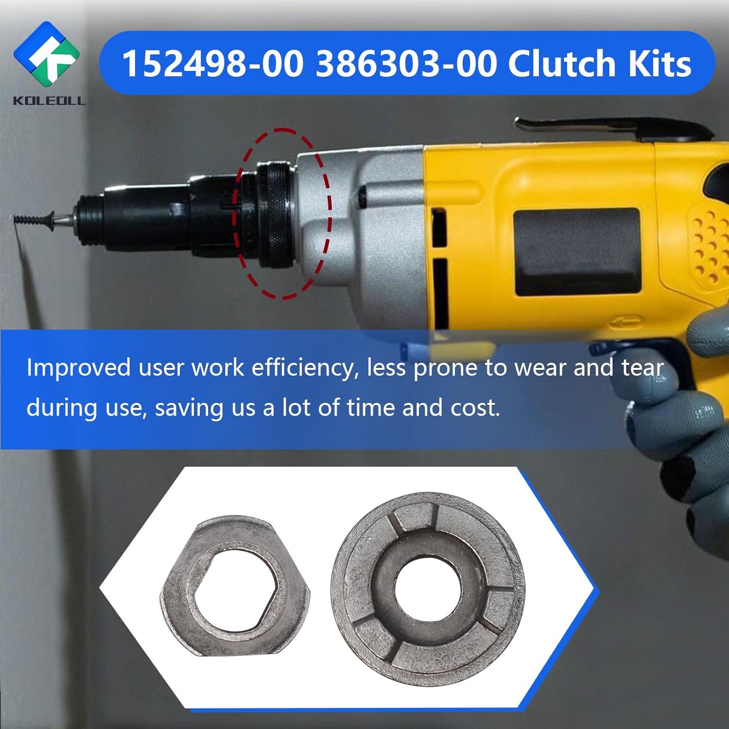 Kits de Embrague KOLEOLL 152498-00 y 386303-00 para Dewalt DW255-AR