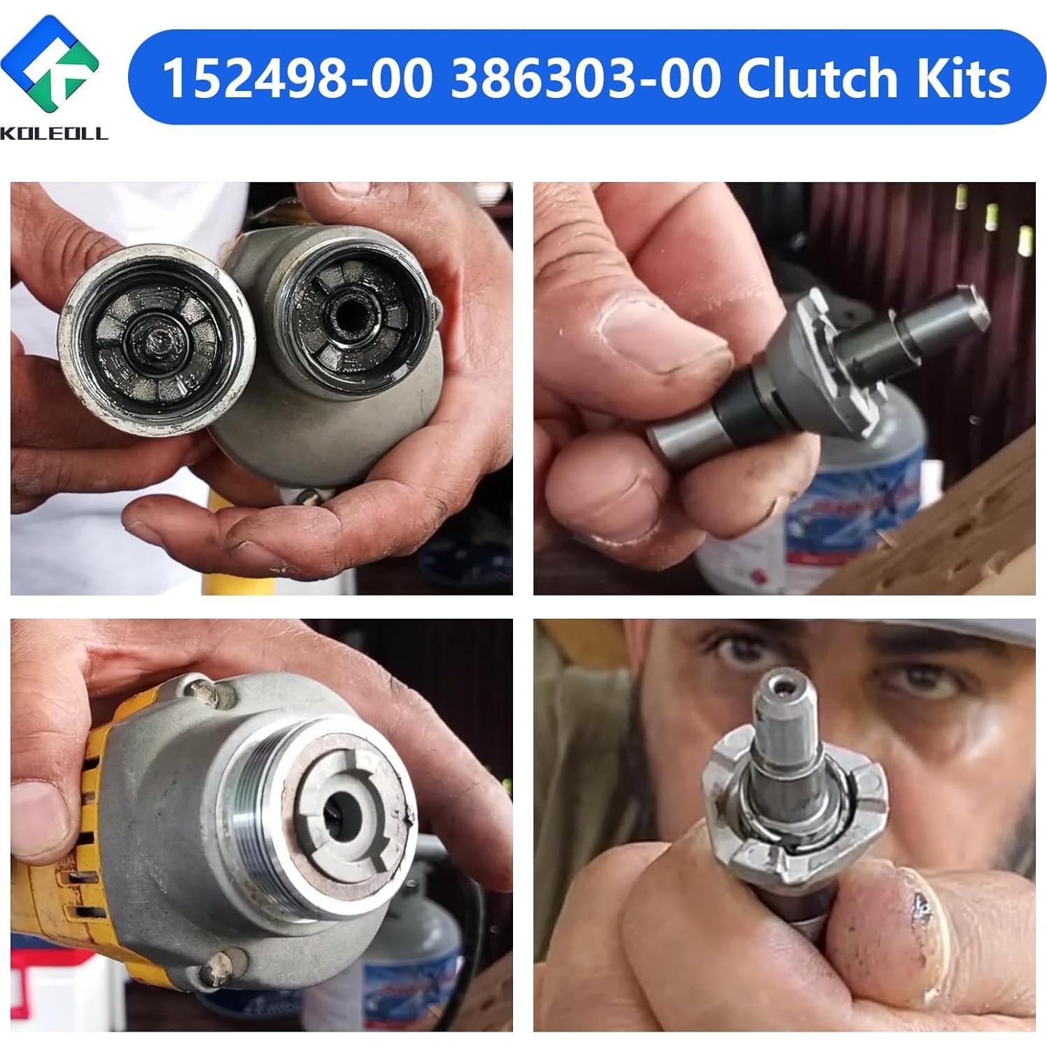Kits de Embrague KOLEOLL 152498-00 y 386303-00 para Dewalt DW255-AR