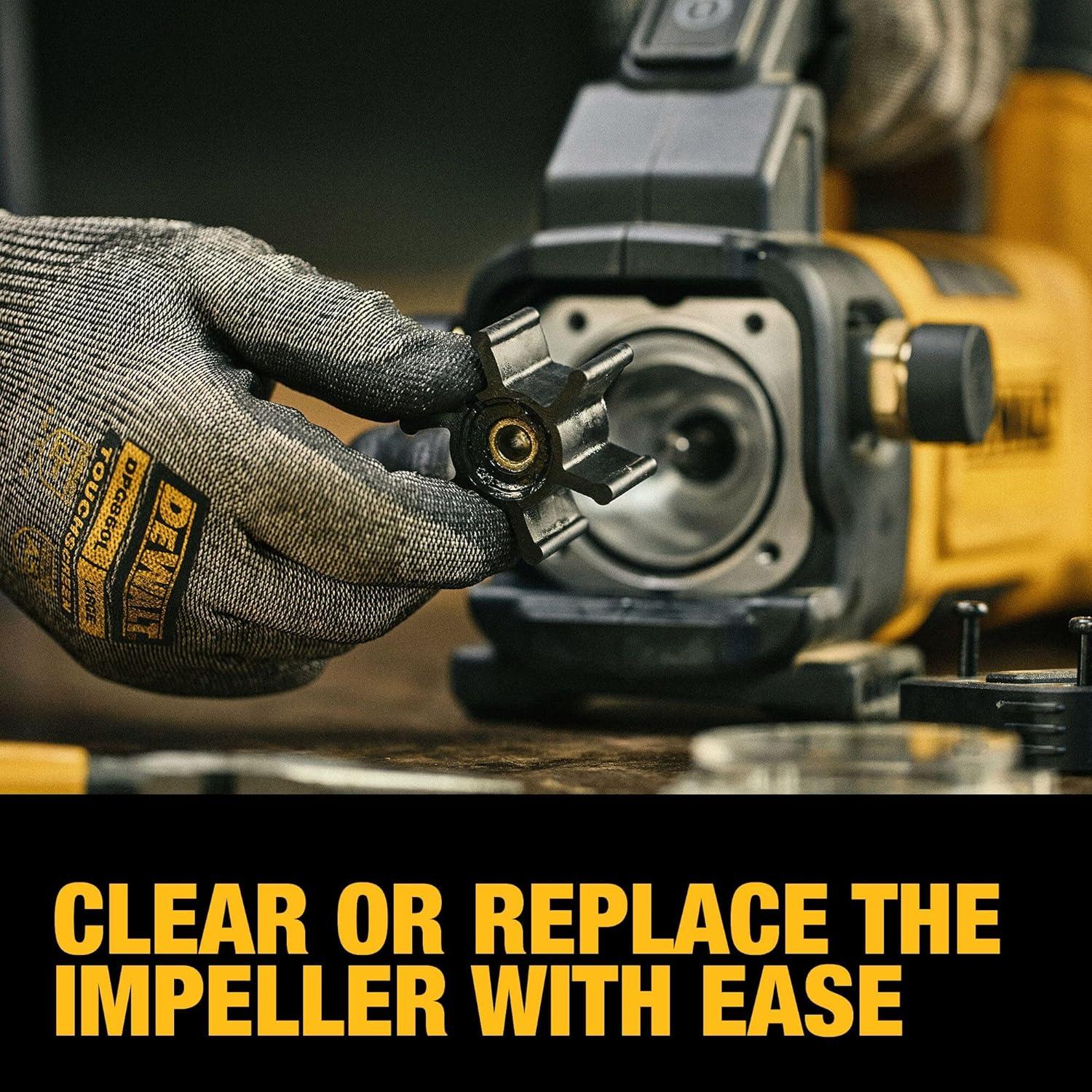 Bomba de Transferencia DEWALT 20V MAX, 10 GPM, Ligera y Potente