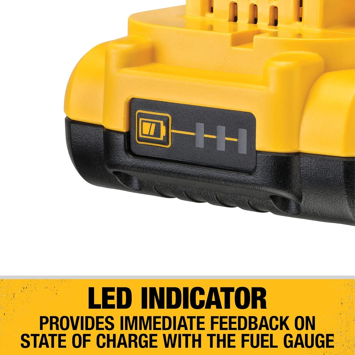 Batería de Litio Ión 4Ah 20V DEWALT DCB240-2 2-Pack