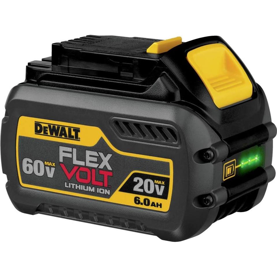 Batería de Litio Ión DEWALT FLEXVOLT 20V/60V 6.0Ah DCB606